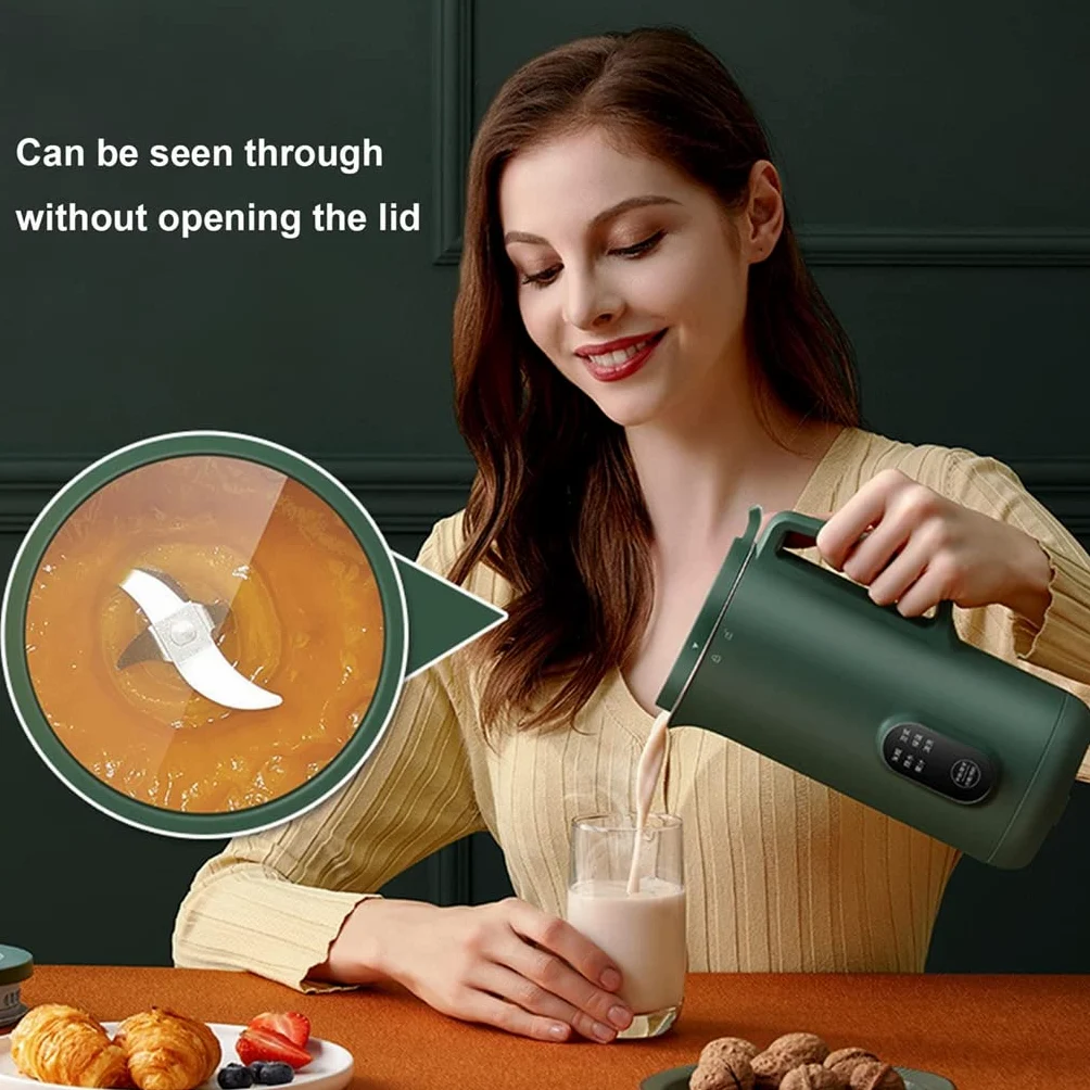 Frullatore Portatile Multifunzione, Facile da Pulire, Soia Matrice Macchina Maker Maker, Verde
