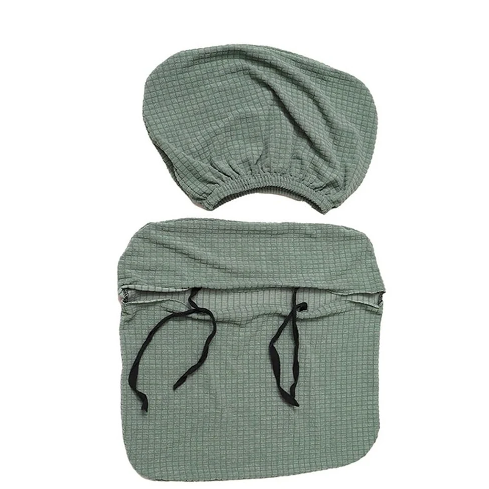 Set di coprisedia elastici per sedie pieghevoli, sedie da ufficio, sgabelli da bar, fodere protettive per riunioni, eventi, feste (blu navy, 6 pezzi)