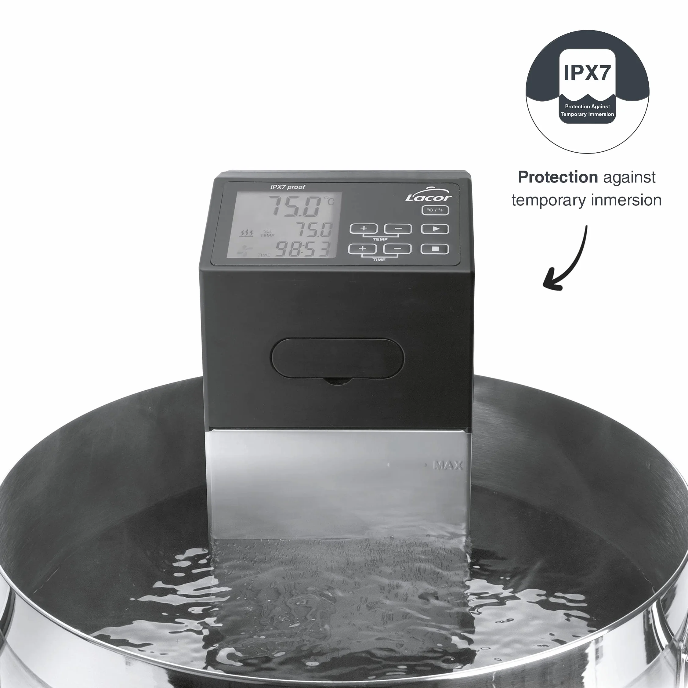 Lacor Fornello a bassa temperatura, 1400 W
