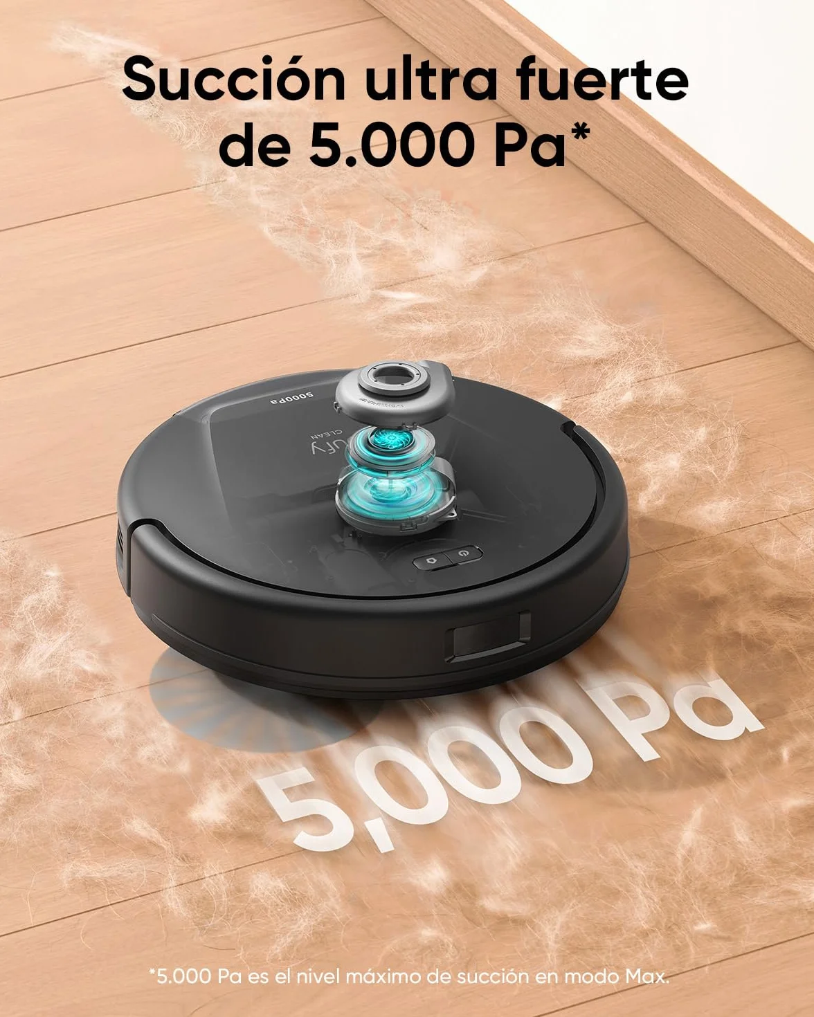 eufy L60 Robot Lavapavimenti e Aspirapolvere 5000 Pa Navigazione Laser iPath Ricondizionato