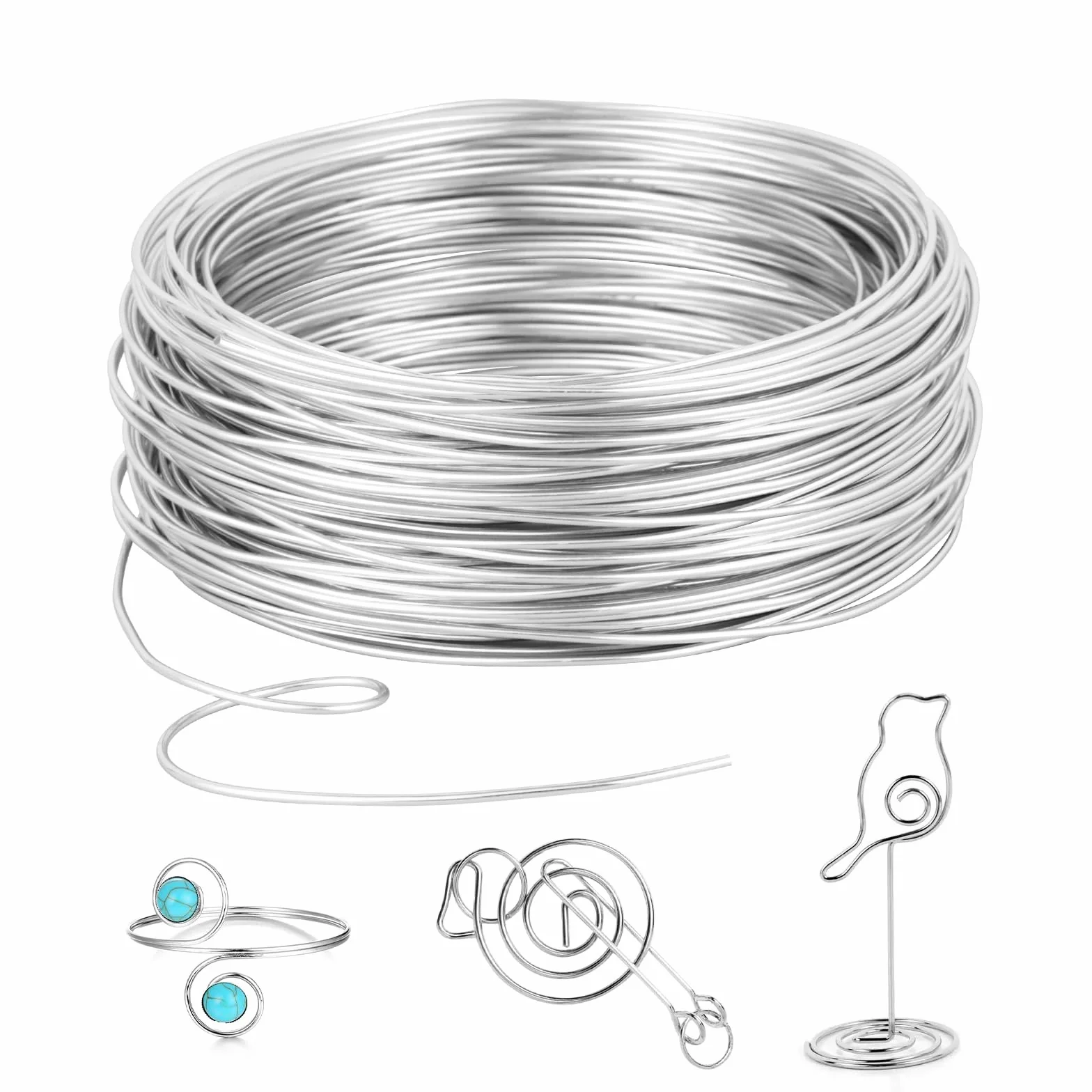 Filo in Alluminio 3mm x 10M per Creazioni di Gioielli e Decorazioni