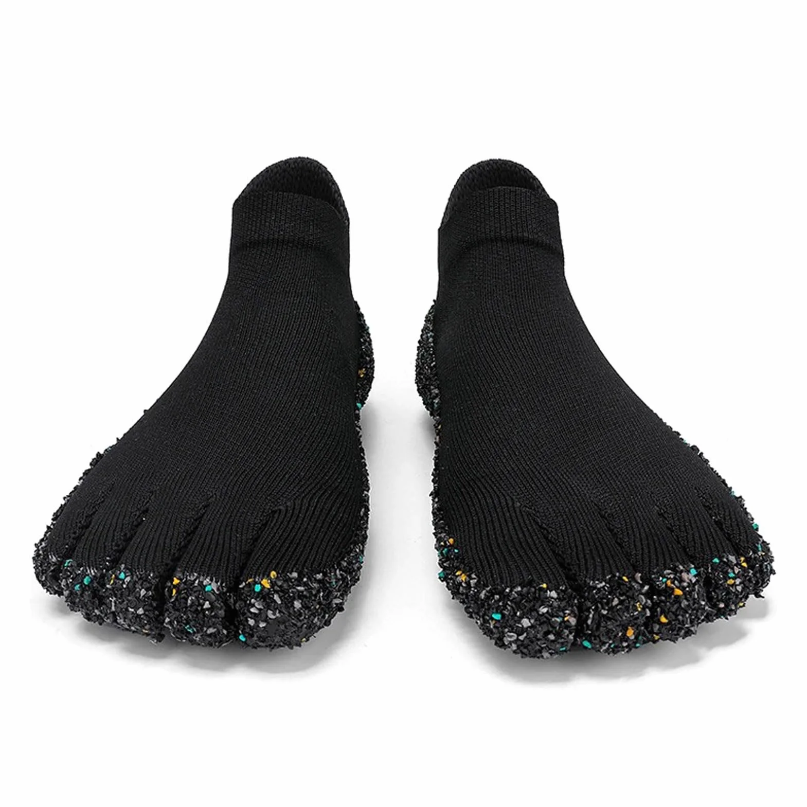 Scarpe con Punta Divisa a Cinque Dita da Corsa Yoga Fitness Nuovo Sneakers Spiaggia Black 41