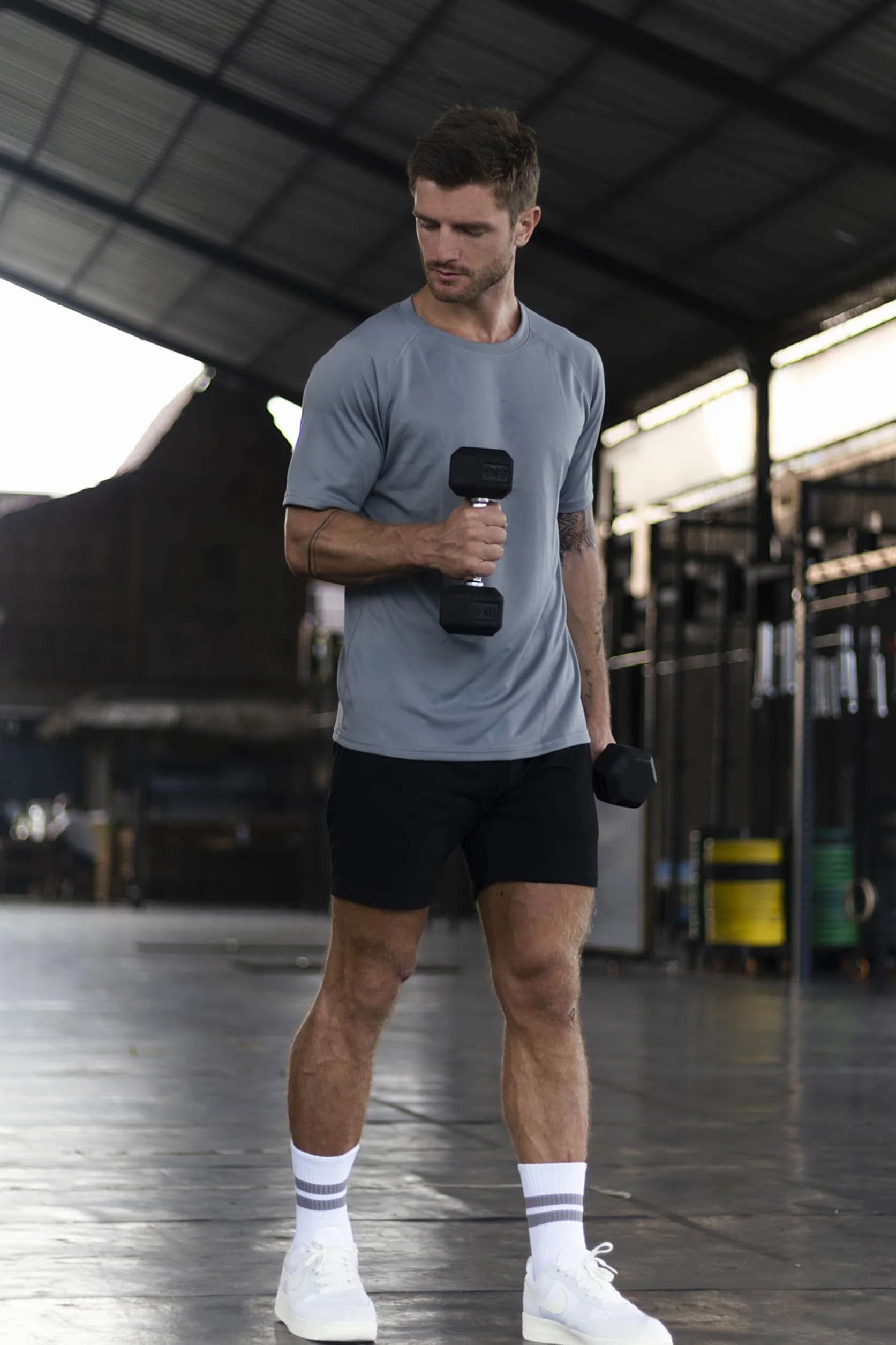 Cimic 3/5/7 Pezzi Maglietta Uomo Manica Corta Sportiva Asciugatura Rapida Traspirante Palestra Running Trekking