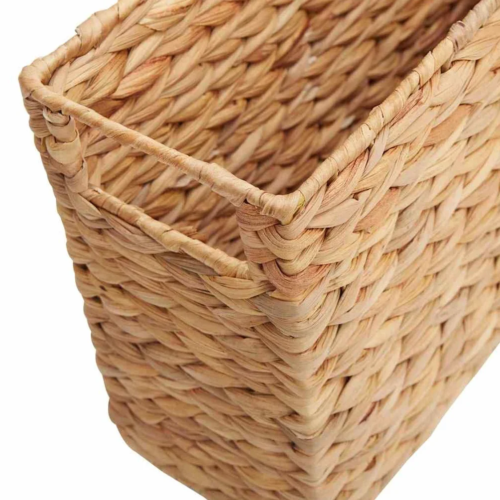 Generico Ceste per Riviste 2 PCS Naturale 39x14x25 cm