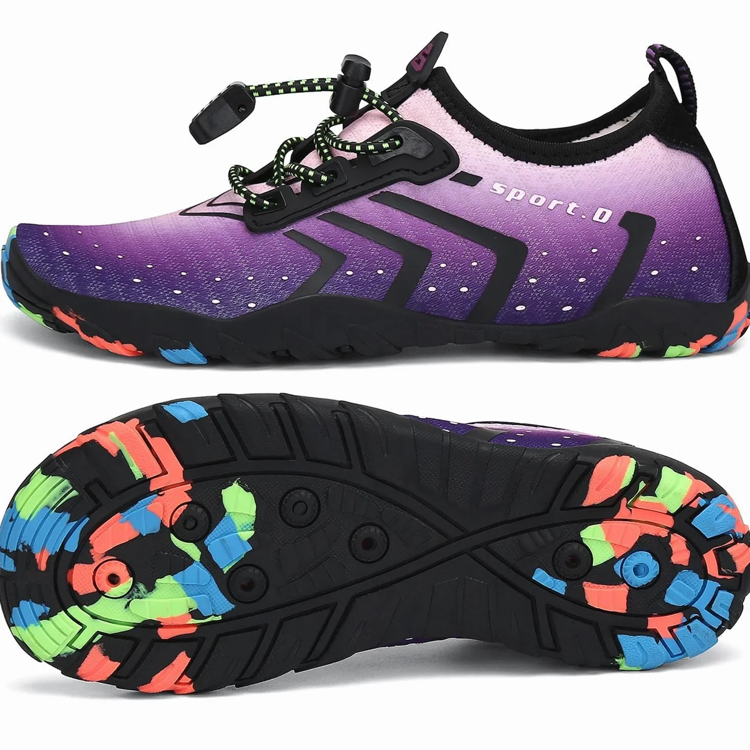 SAGUARO Scarpe da Scoglio Bambino Bambina Antiscivolo Acqua Nuoto Gr 24-36 EU