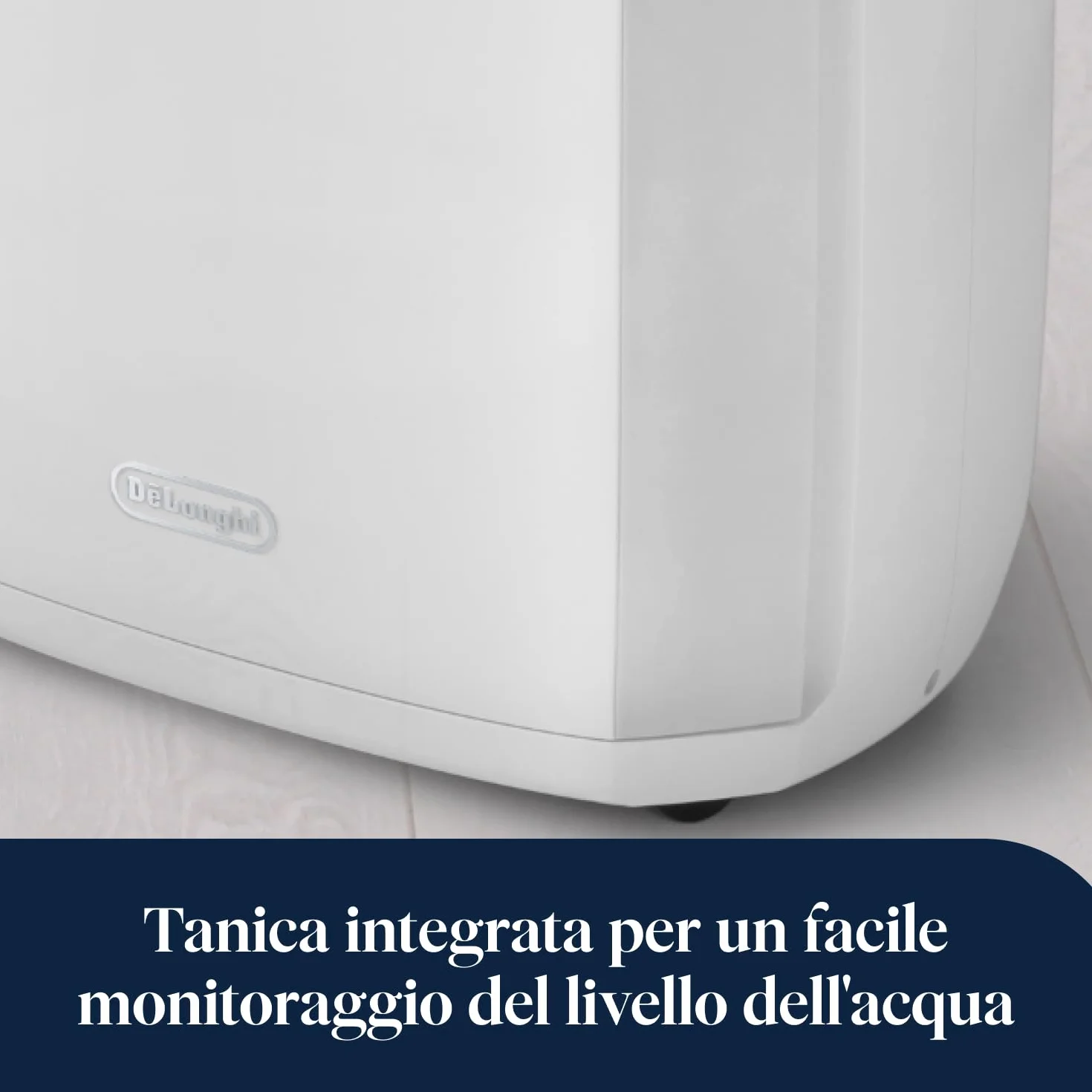 De'Longhi Tasciugo AriaDry Multi - Deumidificatore Casa Portatile, Assorbi Umidità 20L/Giorno, Asciugabiancheria, Antimuffa, Bassa Rumorosità, Timer, Bianco (DDSX220)