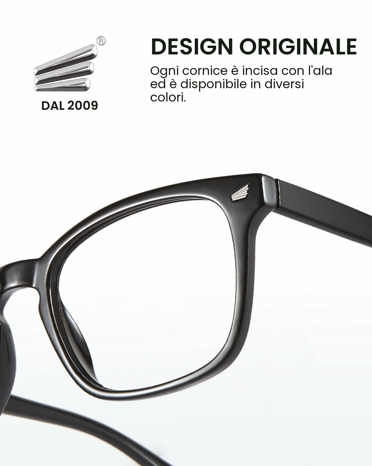 Cyxus Filtro luce blu occhiali senza montatura per gioco PC TV Tablet