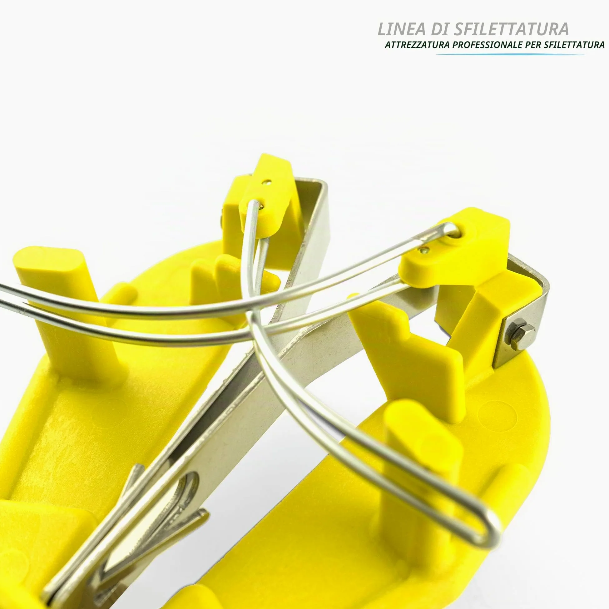 Giesser since 1776 - Made in Germany - Sharp easy, affilacoltelli, con supporto, acciaino, doppia funzione, giallo, 9980