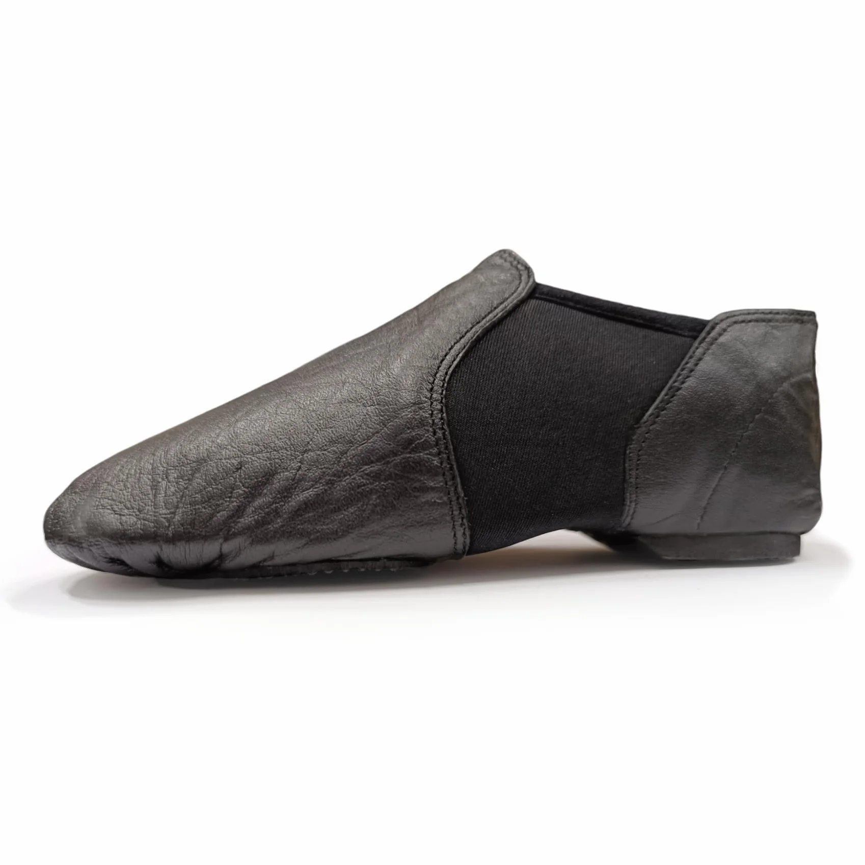 Jazz Shoes Slip on Rubber Split Sole Soft Leather Neoprene Modern Stage Fish Style