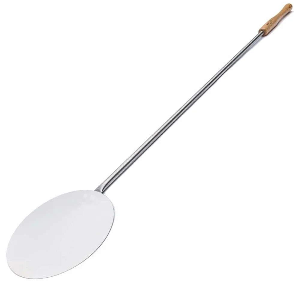 Giemme Set 4 Pale per Pizza in Acciaio Inox – Kit Pale da Forno per Pizza con Manico da 85 cm