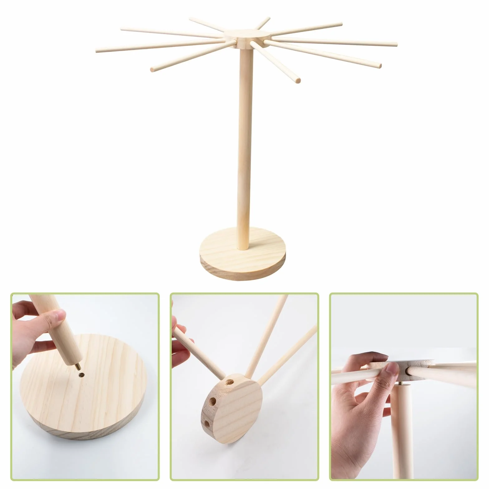 Essiccatore per Pasta Pieghevole Stendino per Pasta con essiccatore per Noodle Domestico da 9 Bar Noodle Rack Pieghevole Macchina per Pasta Attrezzi da Cucina