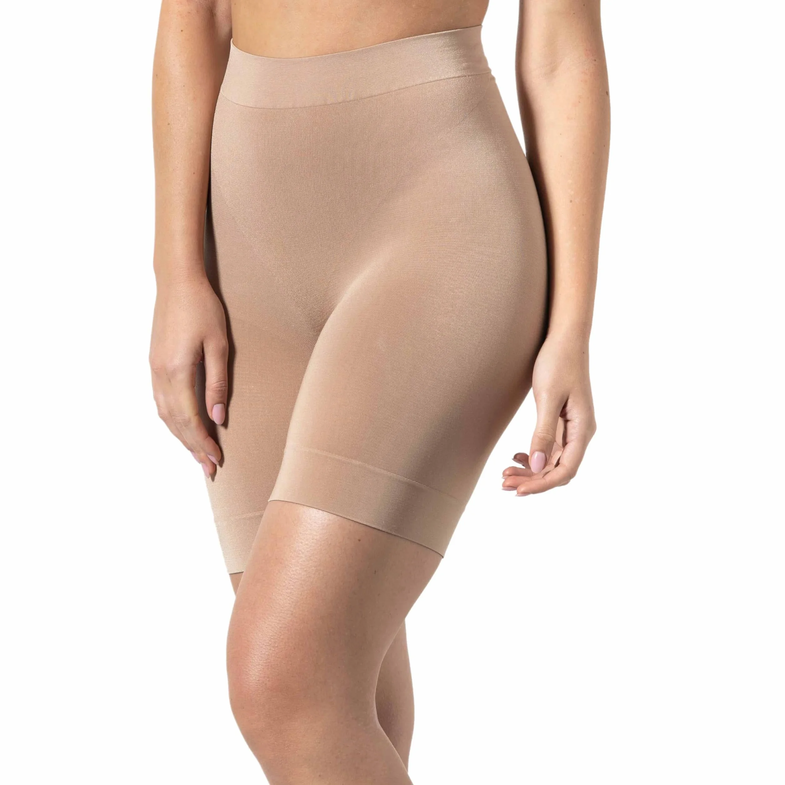 Risalti Guaina Modellante Donna Seamless - Pantaloncini Modellanti Morbidi, Antisfregamento Cosce, Confort Senza Cuciture ed Etichette - Made in Italy
