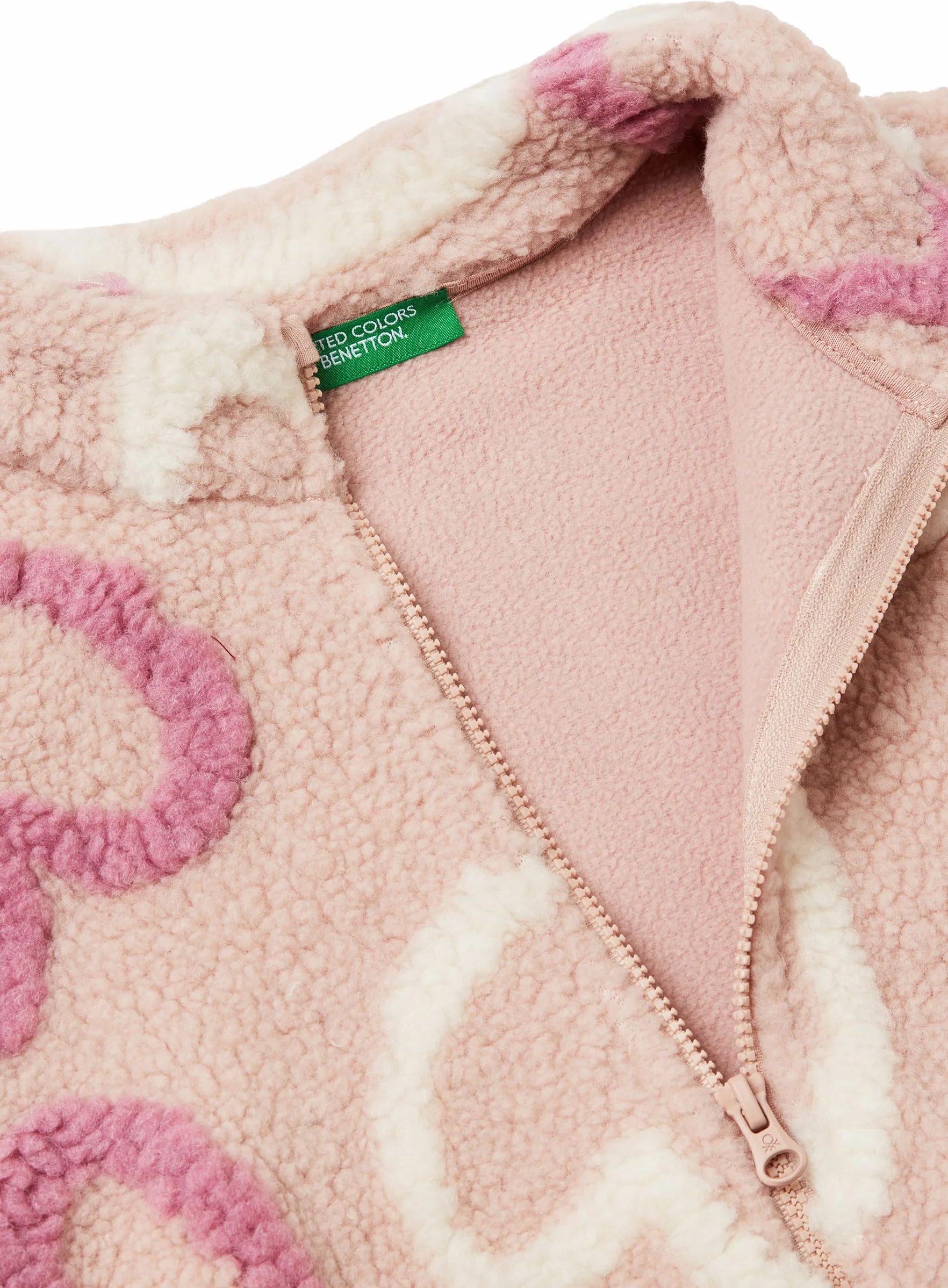 United Colors of Benetton Giacca M/L 345sg5049 Maglione Cardigan Bambine e Ragazze