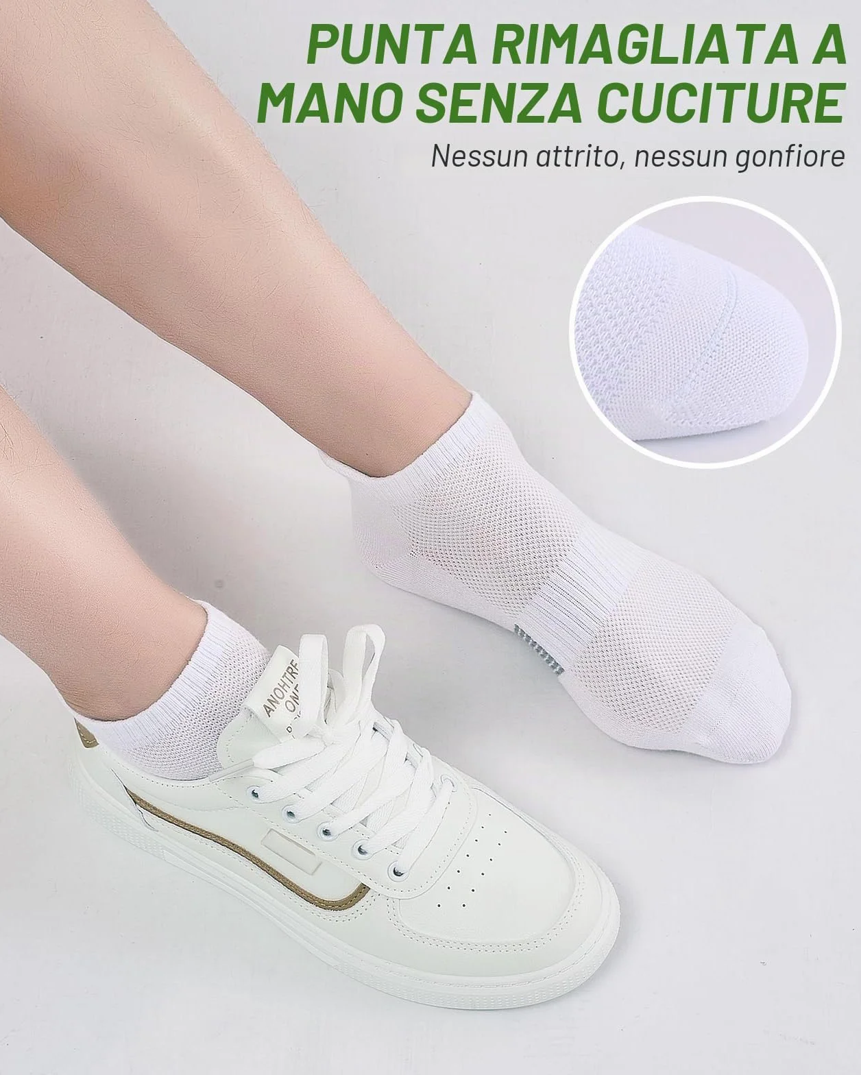Calzini da ginnastica in bambù traspiranti running sportivi donna corti confortevoli confezione regalo