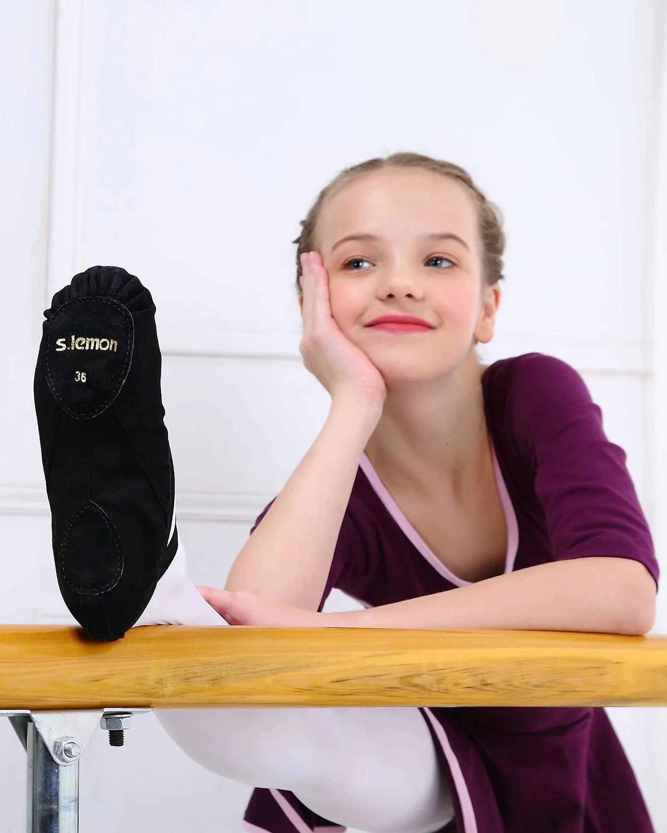 Scarpette da Danza Classica in Tela Ballerina per Bambina e Adulti