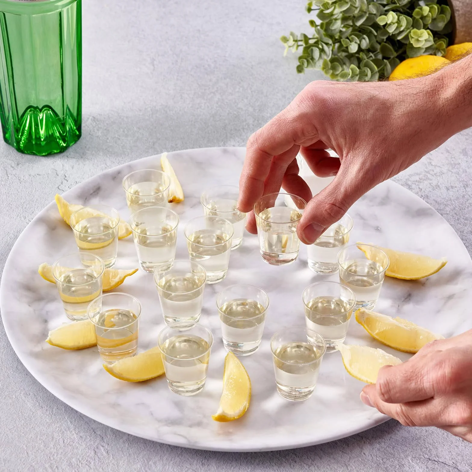 Bicchieri in Plastica 30ml/3CL Trasparente Riutilizzabili 150 pezzi per Festa