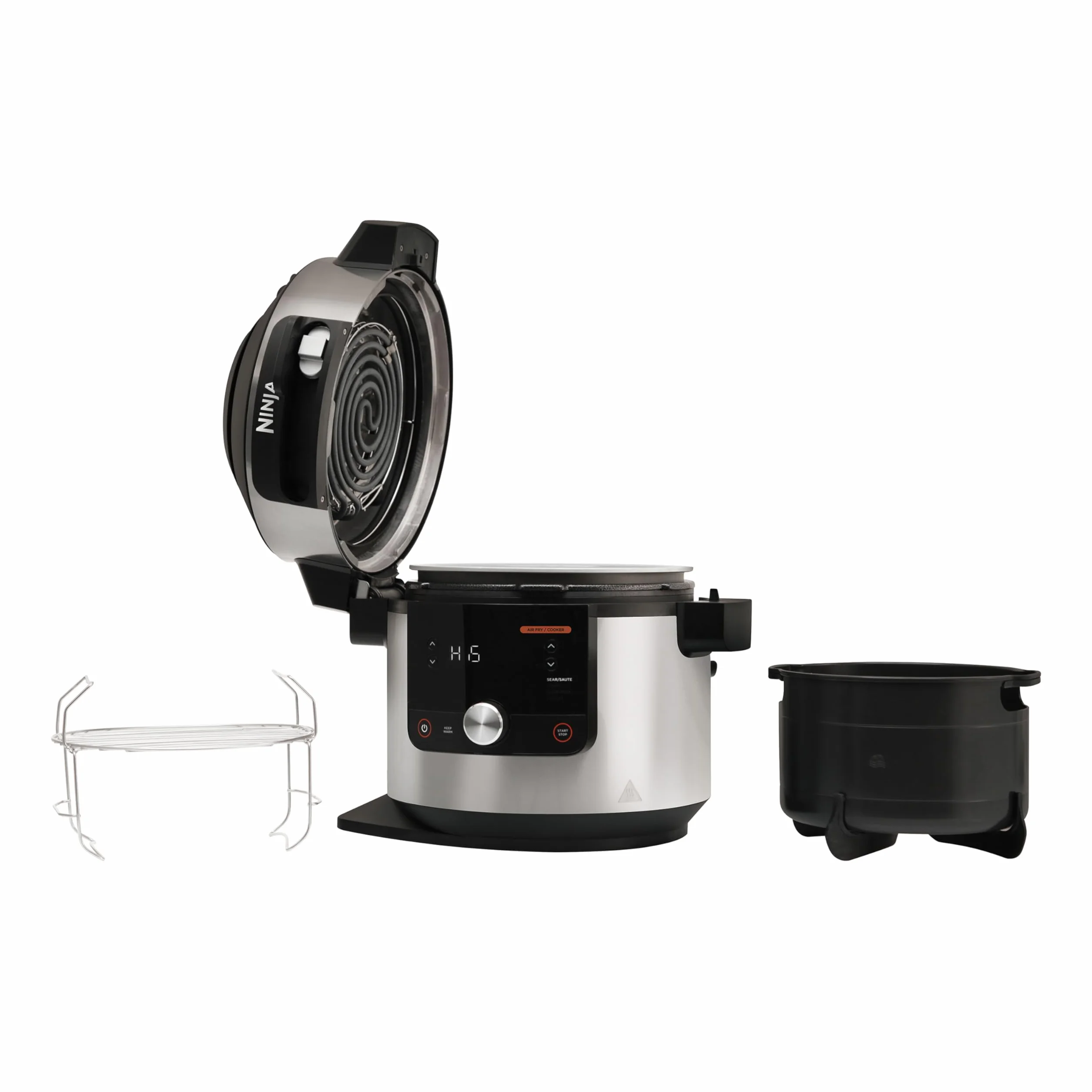 Ninja Foodi MAX Multicooker 7.5L Coperchio SmartLid 12 Funzioni Acciaio Inox OL650EU