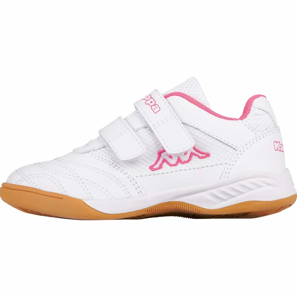 Kappa Kickoff T Unisex Kids Scape per sport indoor Bambine e ragazze White L'Pink 40 EU