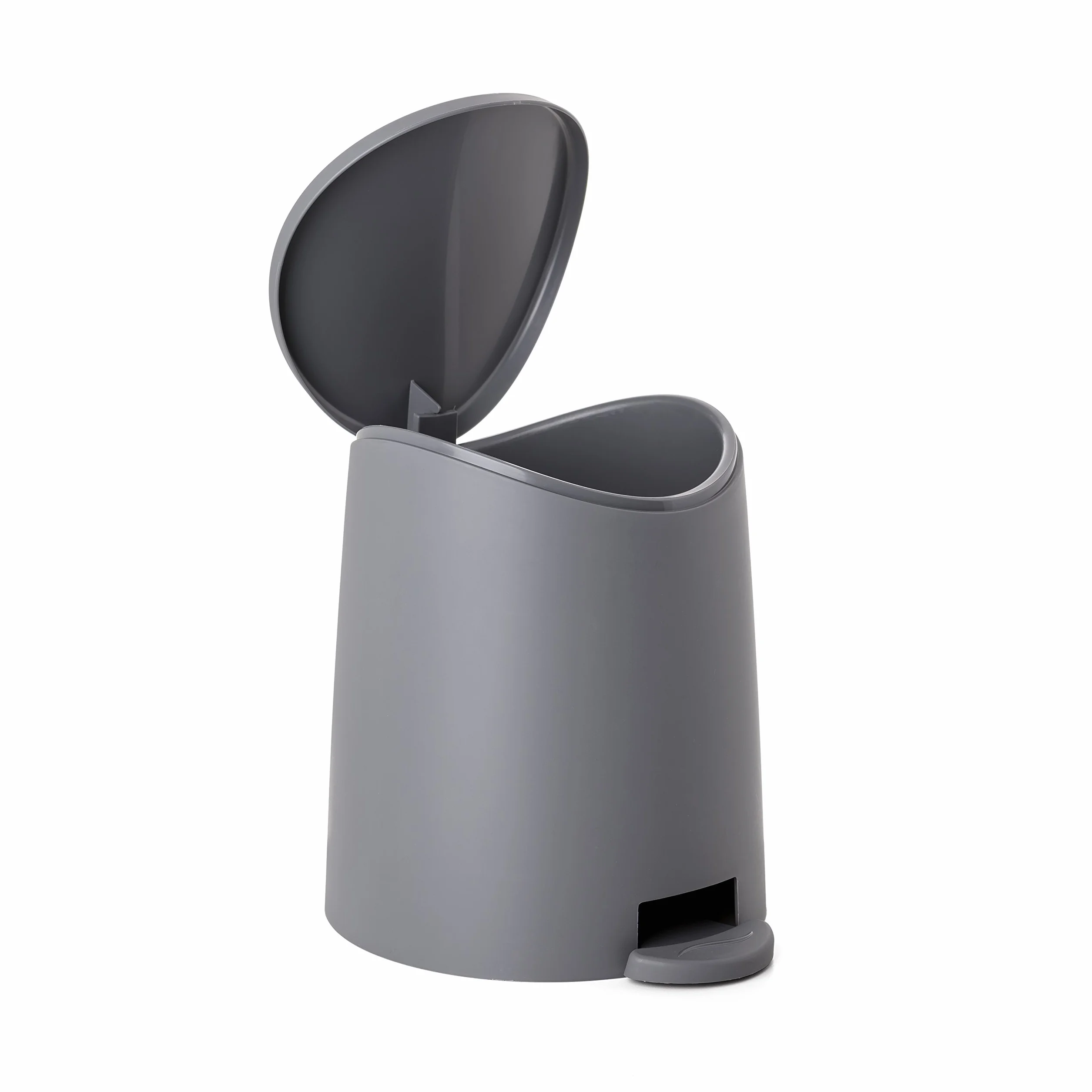 TATAY Cestino Bagno 3L a Pedale 19x21,8x22,1cm Grigio