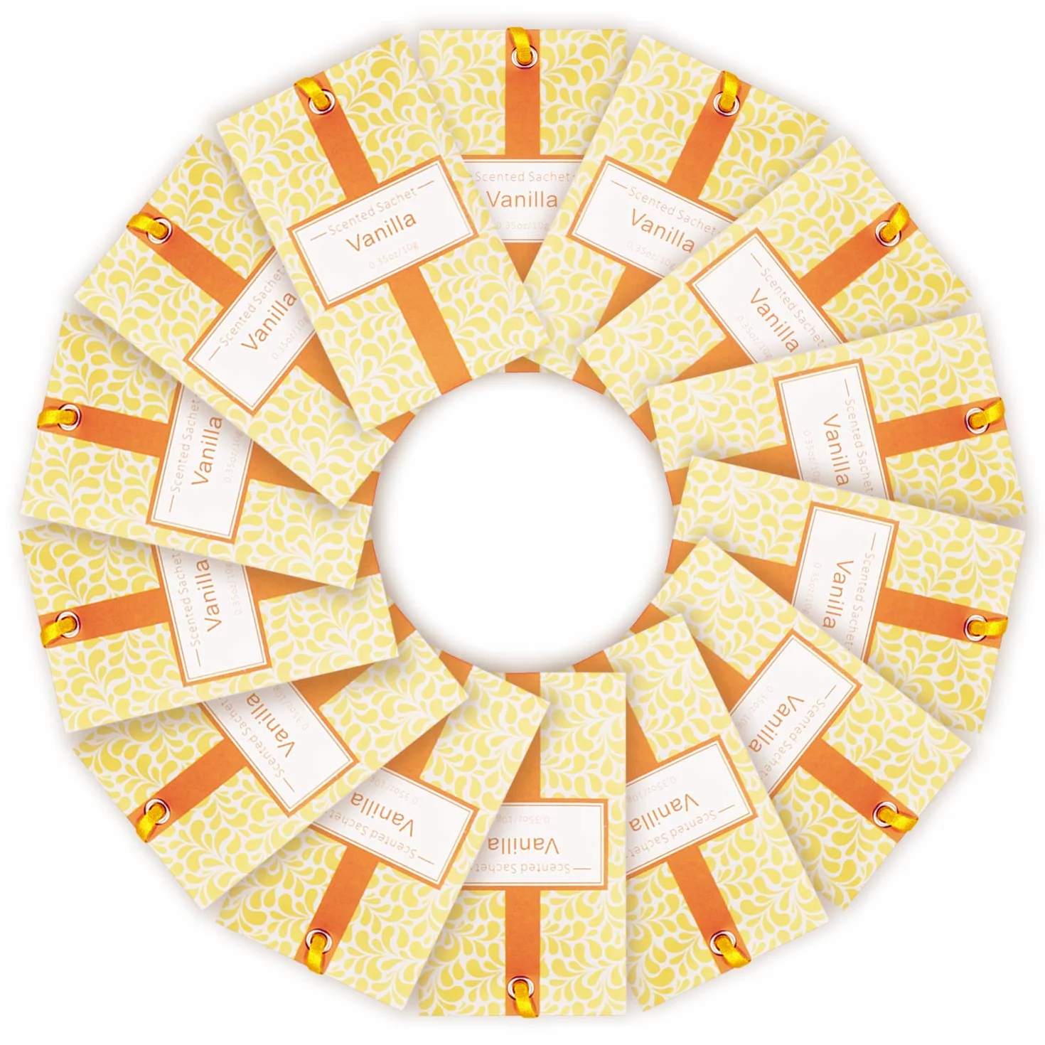 SCENTORINI Sacchetti Profumati di Vaniglia Bustina Profumata per Cassetti Armadi e Guardaroba (10g x 14 bustine)