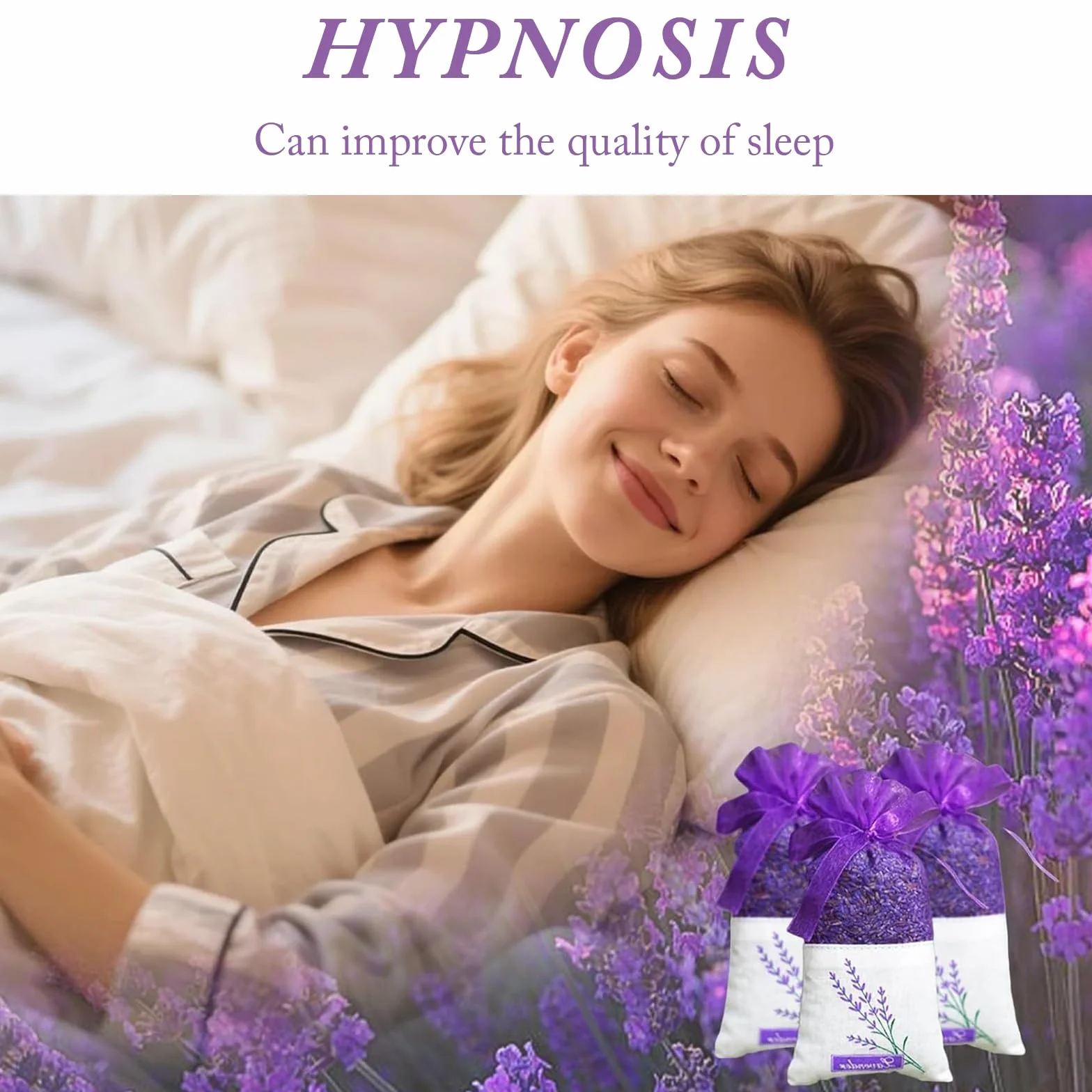 MOLIMOLI Bustina per Lavande Vide, 20 Pezzi Sacchetto di Lavanda in Organza con Ricamo Lavanda, Protezione Naturale Antitarme per Armadi, Auto, Confezione Regalo
