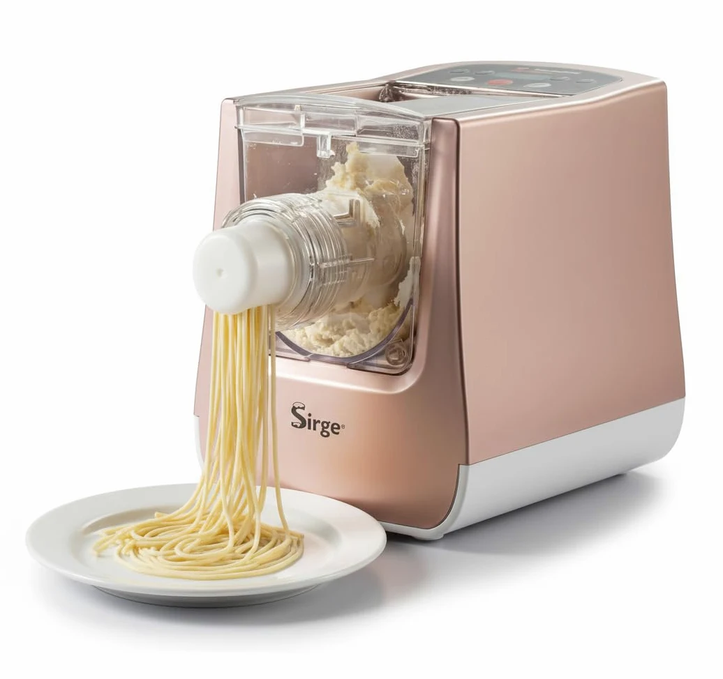Sirge PASTARITA Macchina per la Pasta 300 W - 22 Trafile - 900gr di pasta - Estrusione Verticale - 6 programmi + 2 MANUALI - kit ravioli omaggio