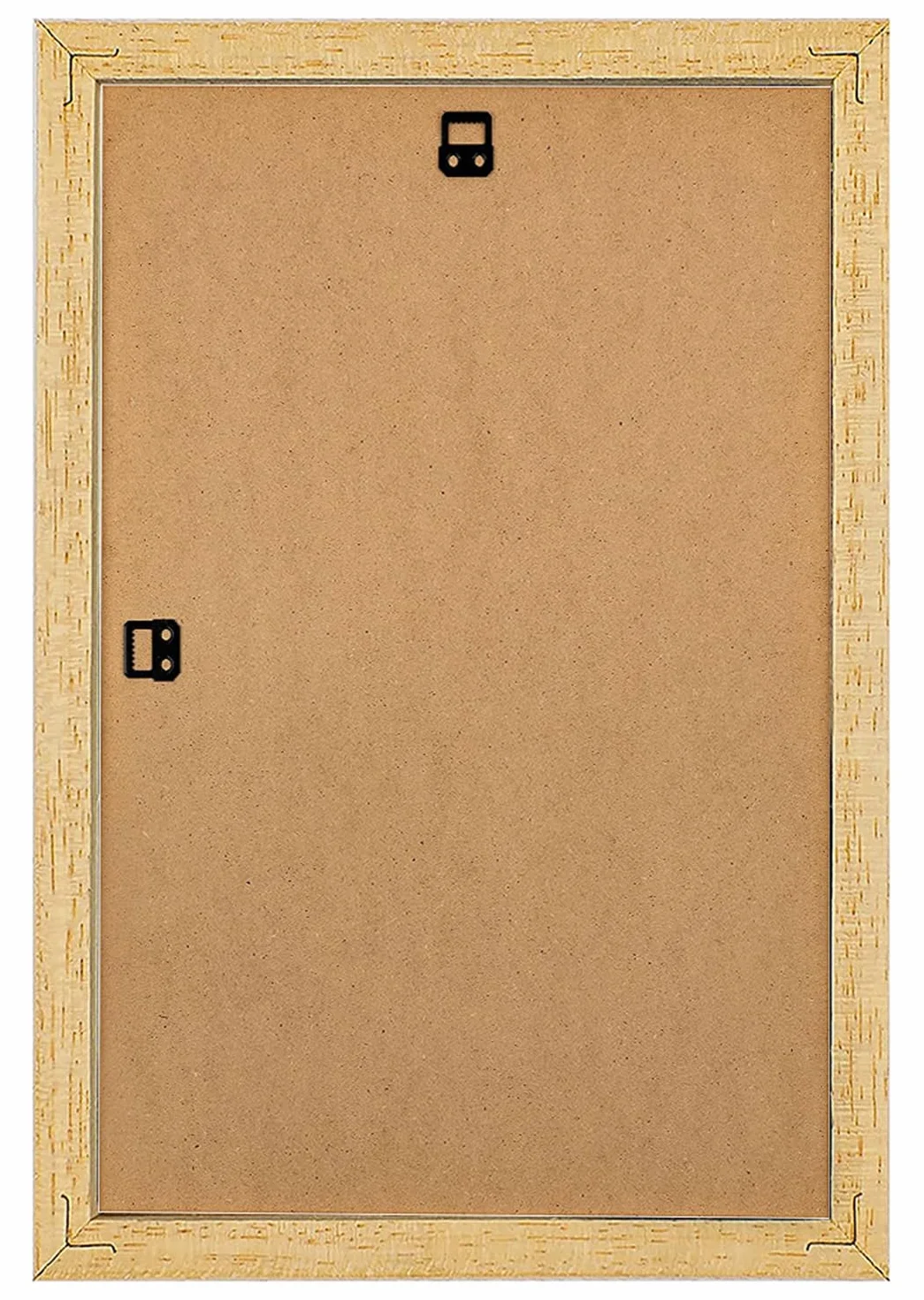Wallazz Cornice Portafoto in Legno 40x60cm Noce con Vetro Sintetico Infrangibile