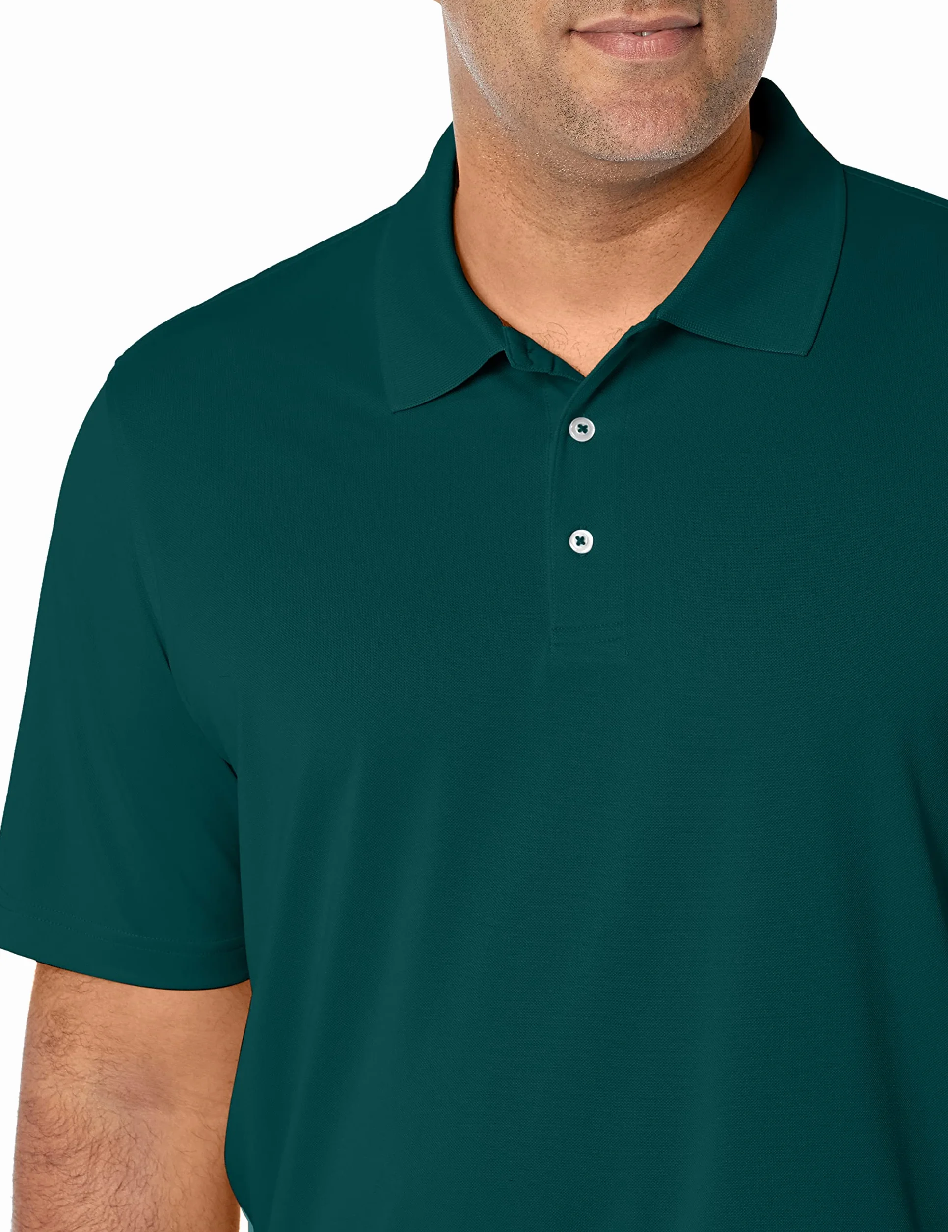 Amazon Essentials Uomo Polo da Golf a Maniche Corte Asciugatura Rapida