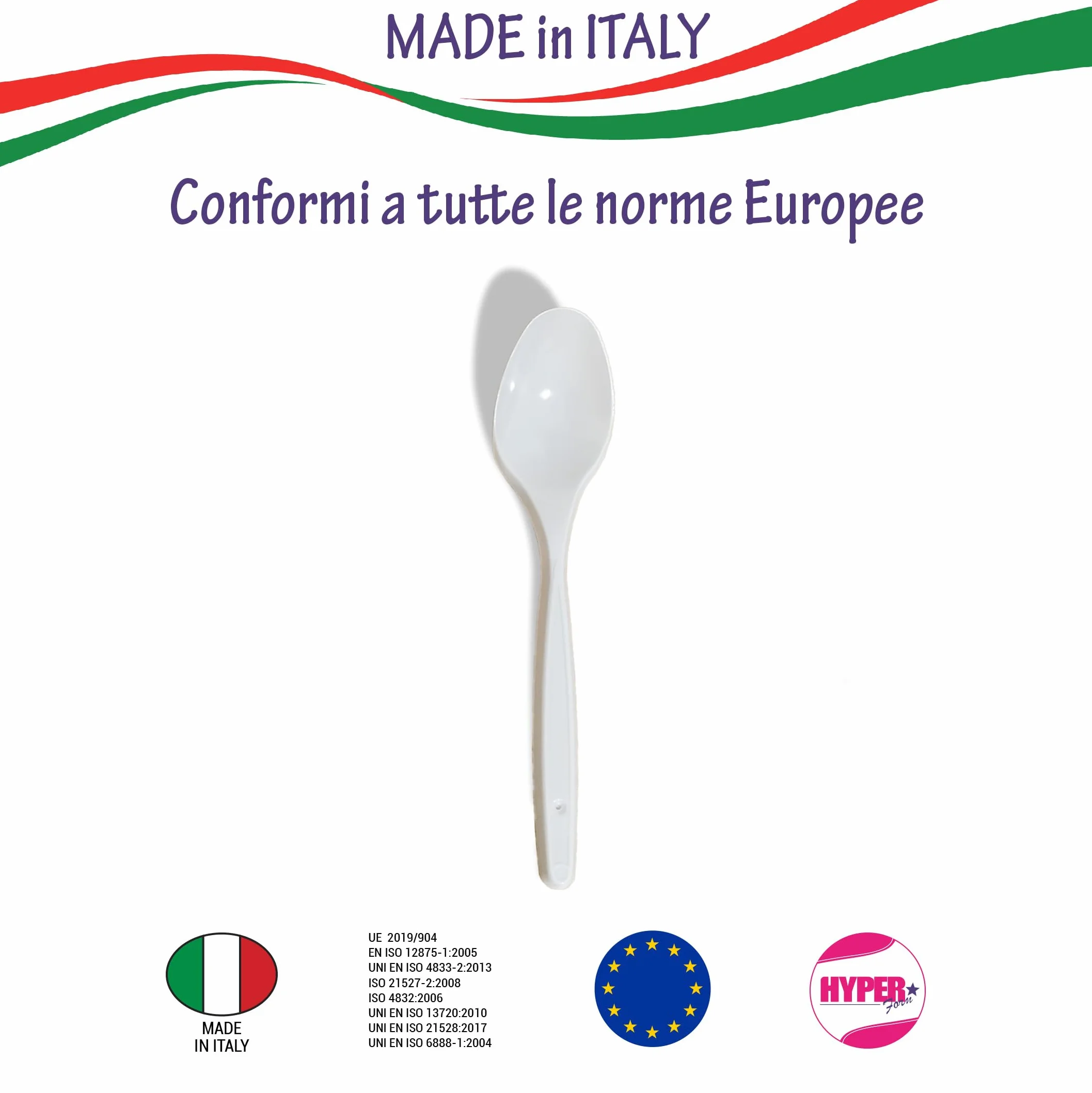 Cucchiaini in Plastica Bianchi Riutilizzabili 1000 Pezzi per Aperitivo e Dessert