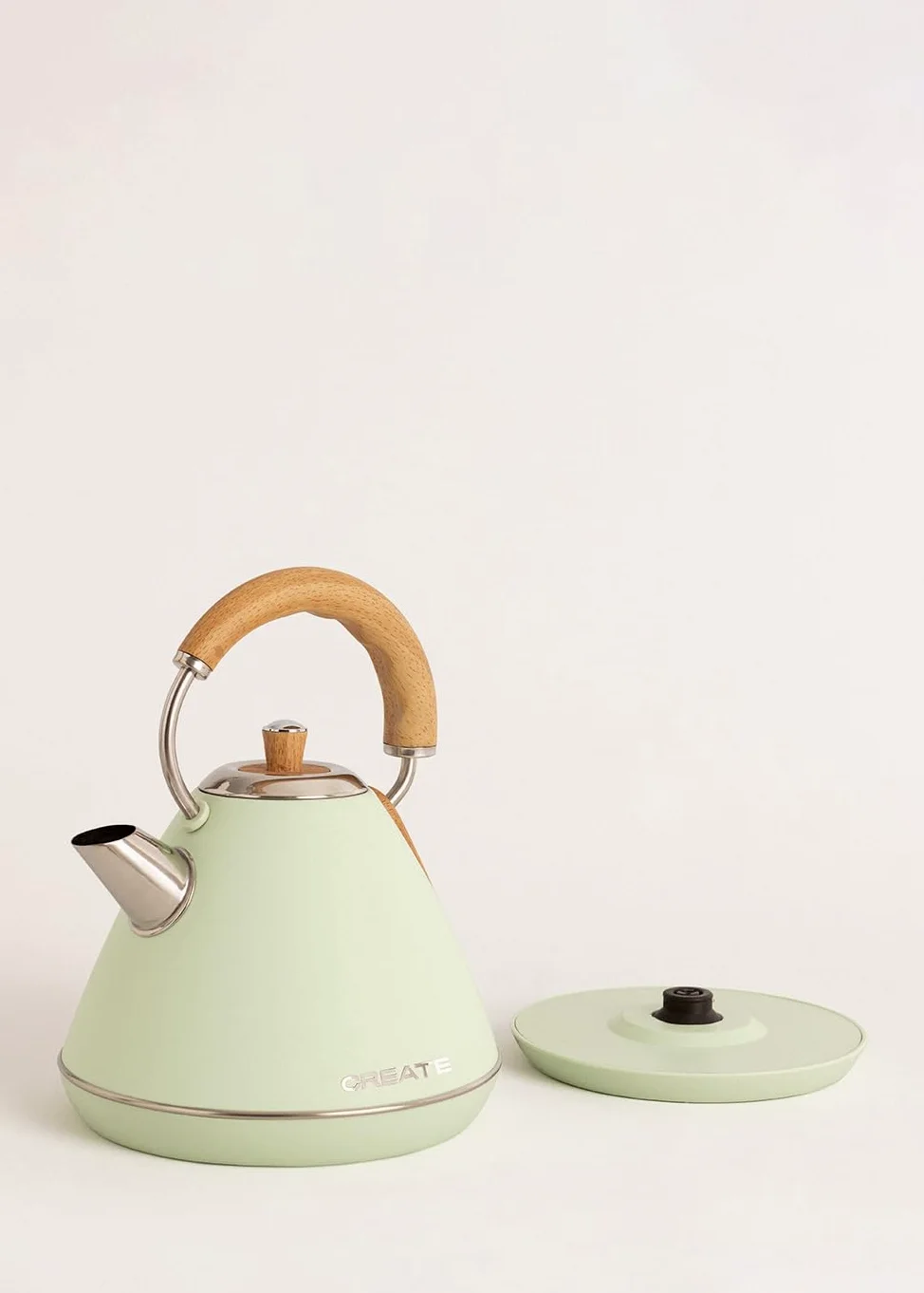 CREATE/PACK TOAST RETRO + KETTLE RETRO/Tostapane e bollitore acqua verde/3 programmate di tostatura, 1,7 l