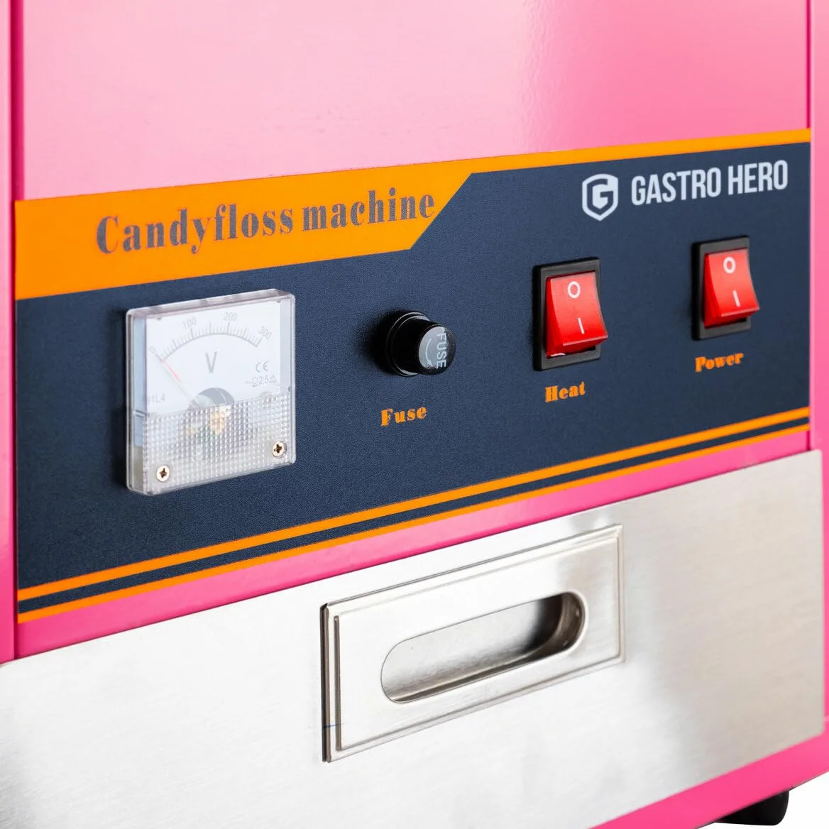 GastroHero Macchina per zucchero filato – Ø 520 mm | Forniture per il catering CHR