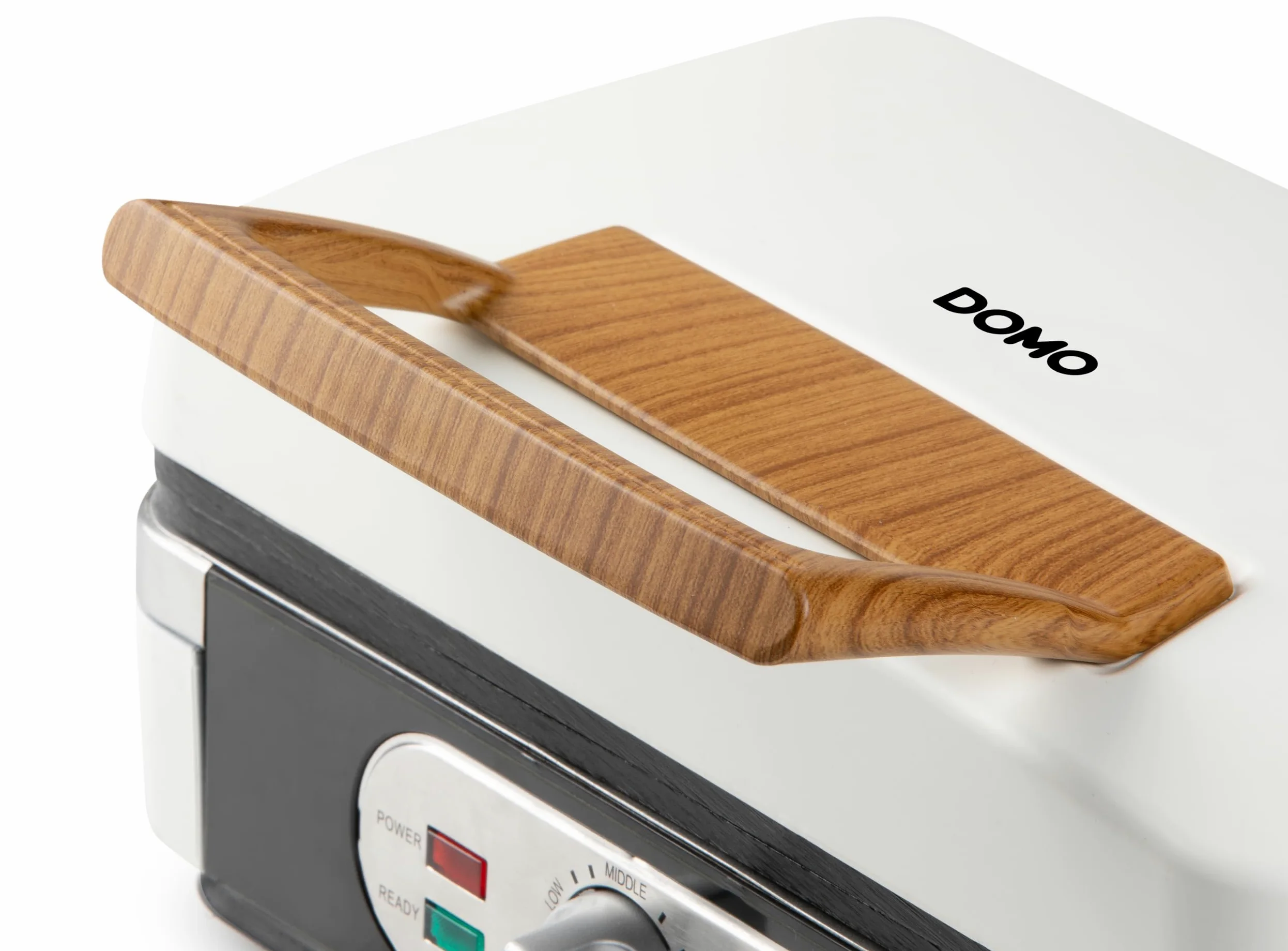 DOMO DO9277C Snack macher 3 in 1 – Sandwichmaker – Piastra per waffle – Griglia a contatto – 1100 W – Bianco