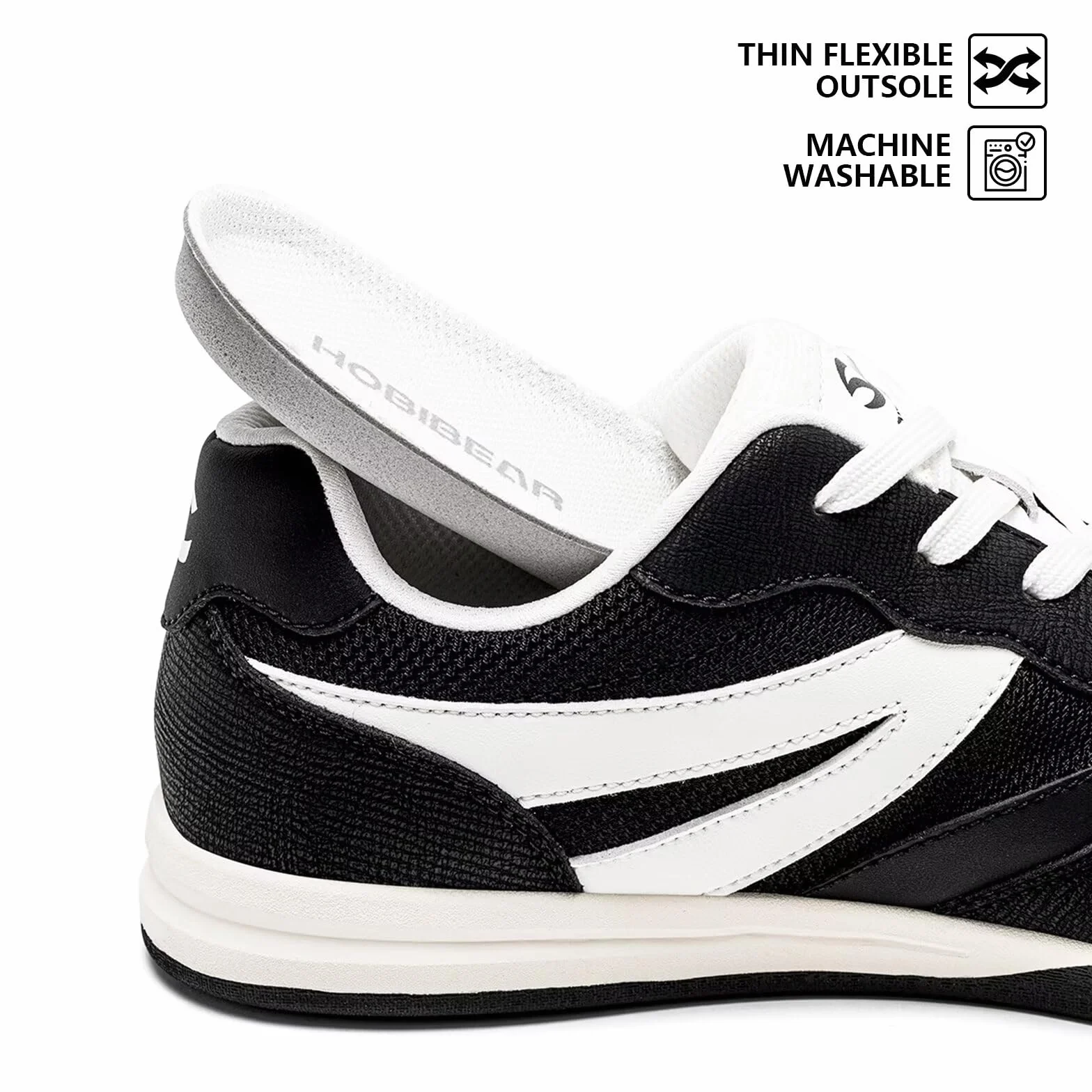 HOBIBEAR Scarpe unisex a piedi nudi | ampia scatola | Sneakers traspiranti per il tempo libero