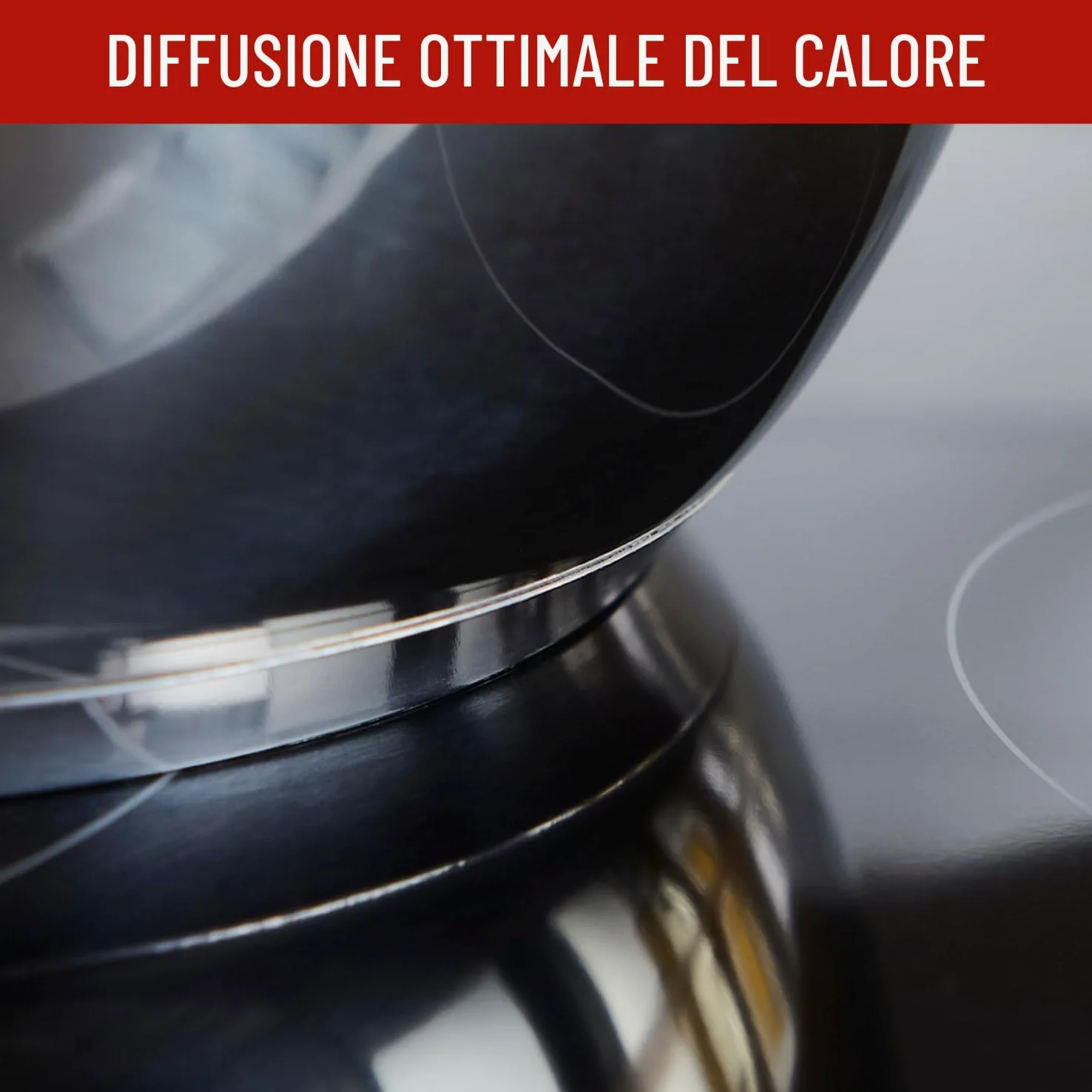 Lagostina Euforia Set di Pentole Induzione, Gas e Forno in Acciaio Inox 18/10, 10 Pezzi, Fondo Lagoseal Plus, Batteria di Pentole con 3 Casseruole, 2 Pentole, Bollilatte, 4 Coperchi