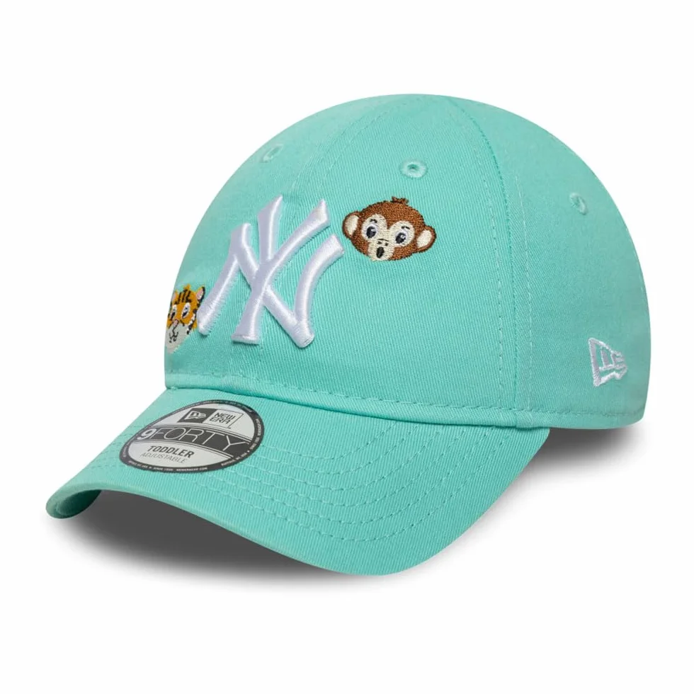 New Era 9FORTY Cappellino New York Yankees Icon Animal Teal Bambini