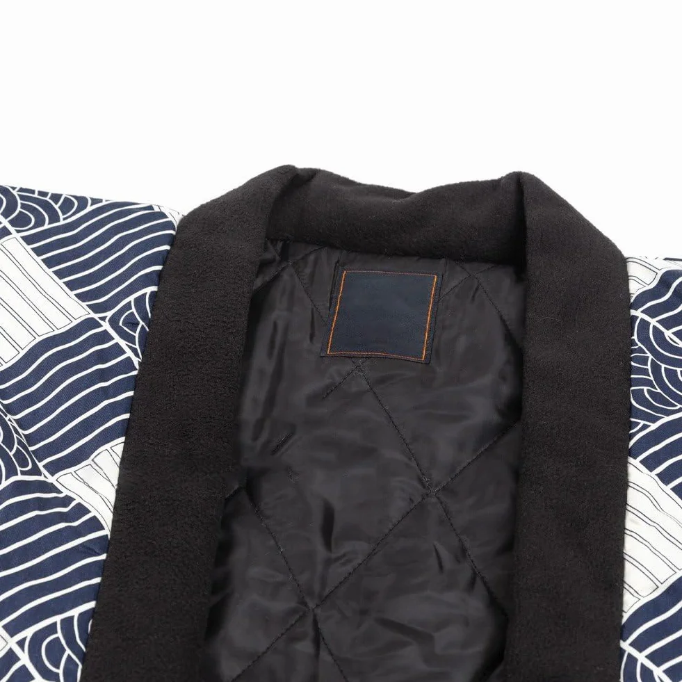 Cappotto Invernale Trapuntato Caldo in Stile Kimono Giapponese Hanten, Abiti Tradizionali Giapponesi, Capispalla Larghi