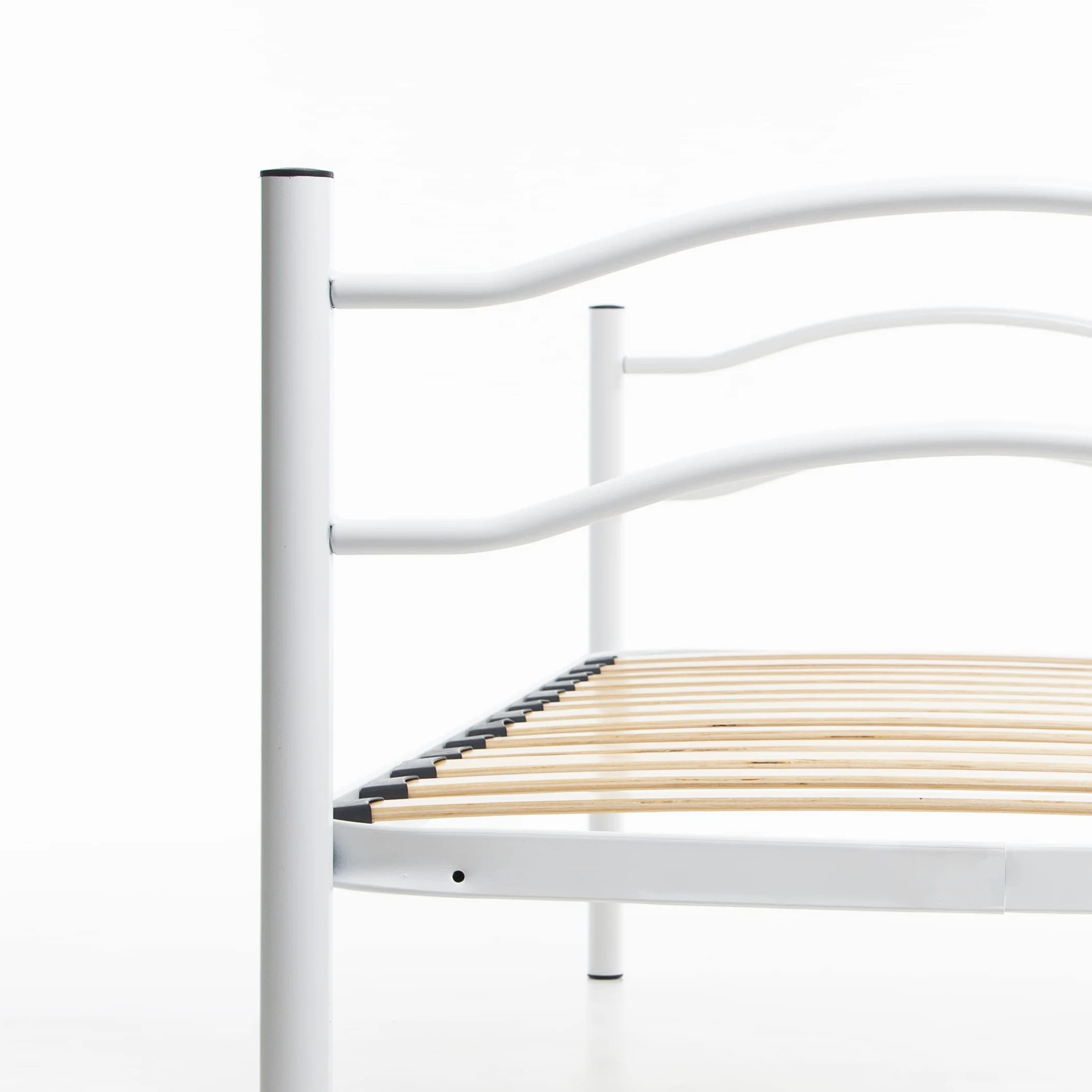 DOLCI SOGNI Letto Singolo 80x190 con Rete a doghe Ortopedica Completo di Testata e pediera