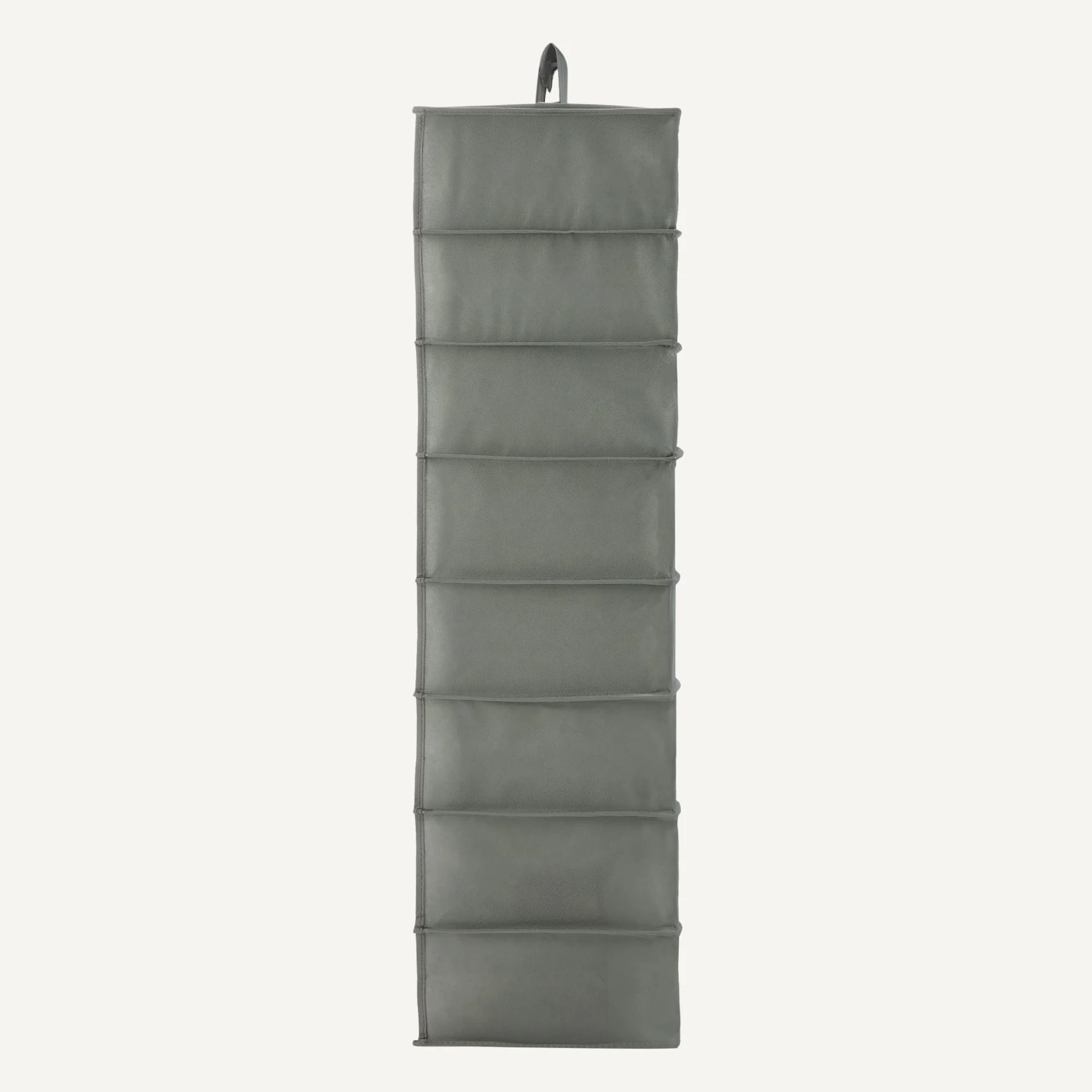 Amazon Basics Scarpiera da appendere a 8 ripiani, Gris Oscuro, 29,2 x 14 x 104,1 cm