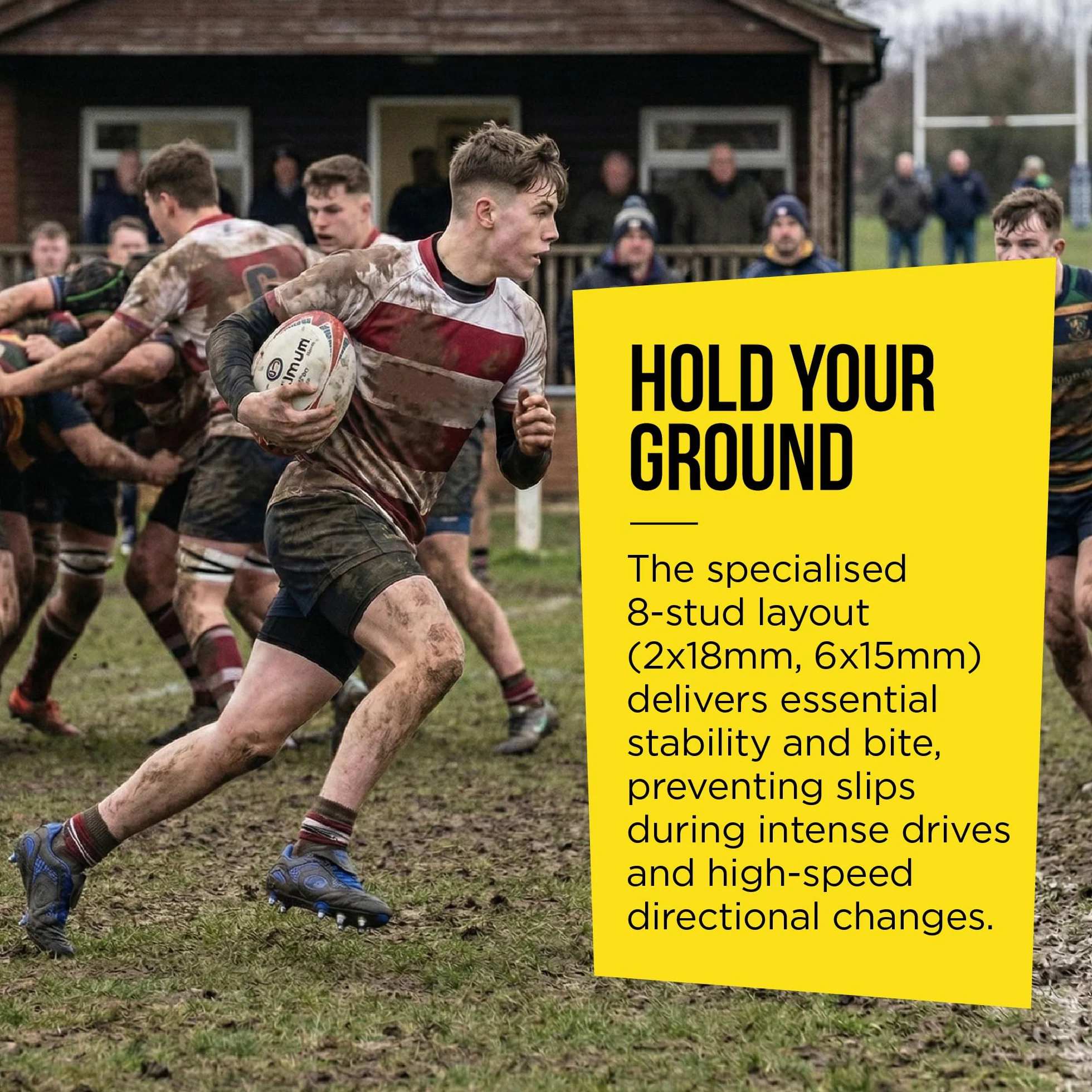 Optimum Razor Scarpe da RugbyUomo
