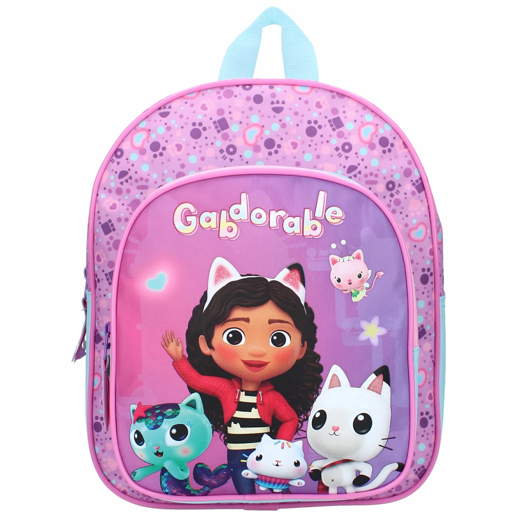 Vadobag Gabby's Dollhouse Gabby Zaino Rosa Casa Bambole Scuola Asilo Sport - dimensioni 30x25x11cm