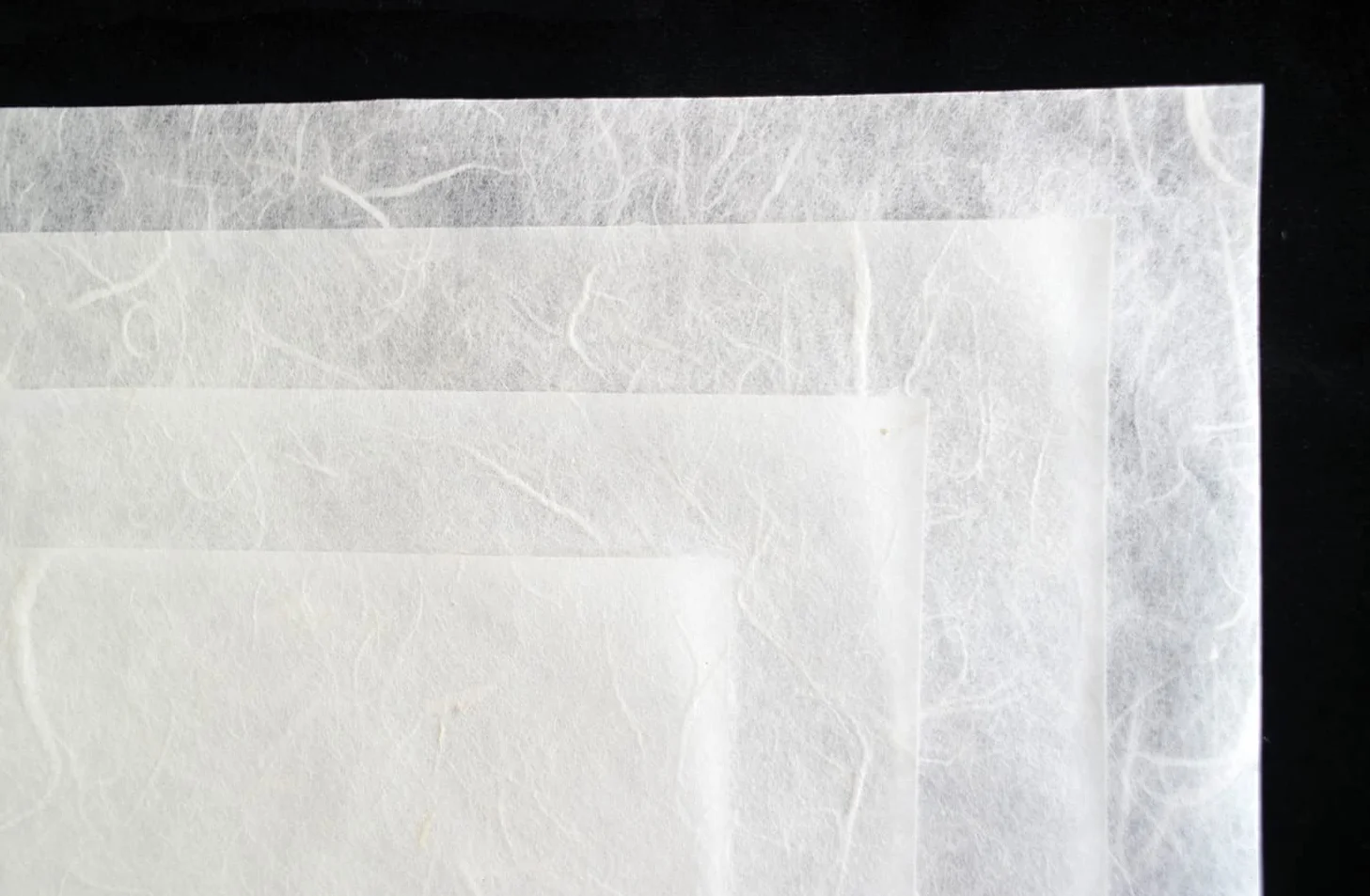 Fogli di carta di gelso Washi giapponese A4 per origami decoupage su vetro 50 fogli
