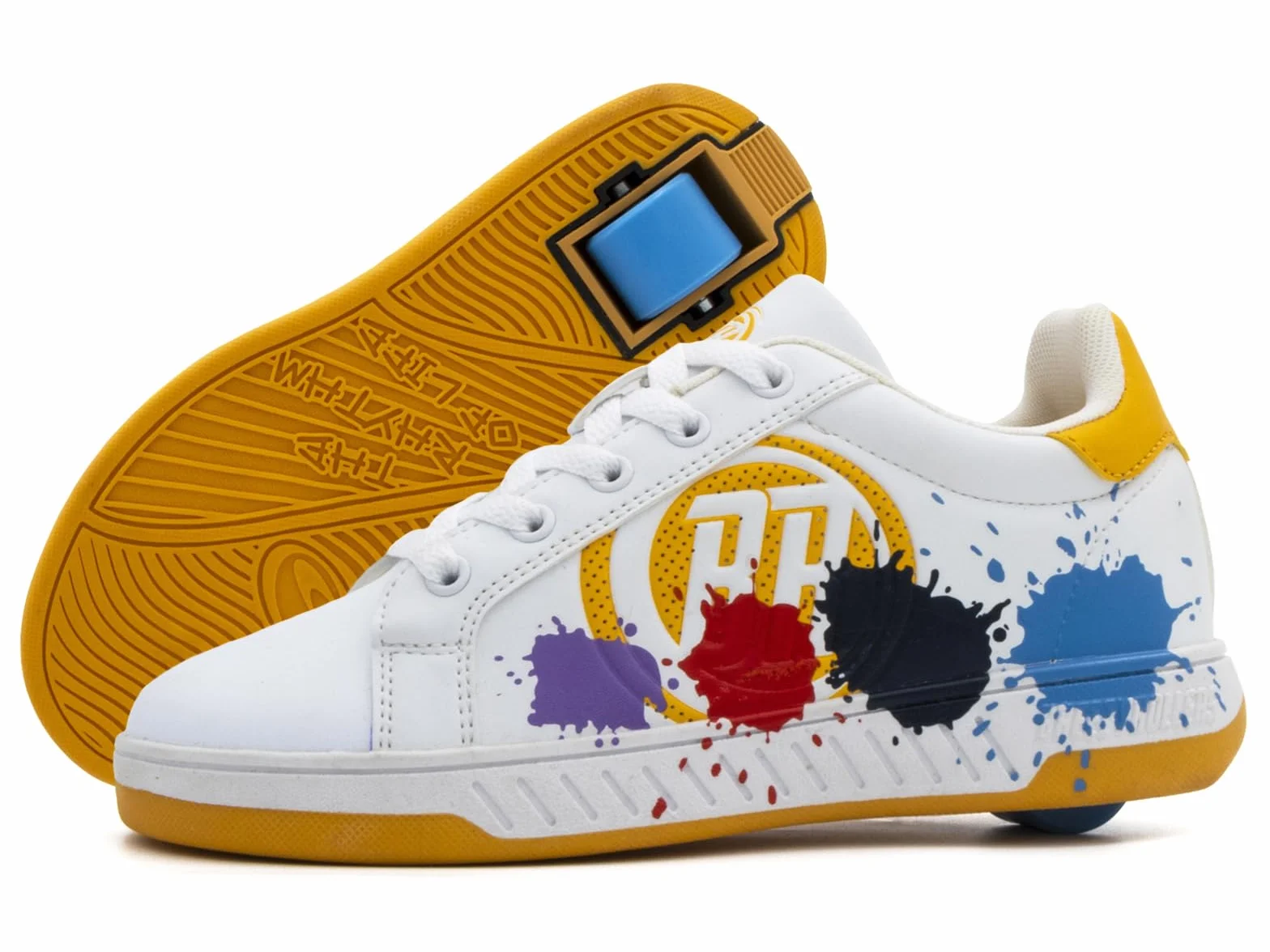 Breezy Rollers Scarpe con Ruote per Bambini - Sistema di Clic Brevettato, Scarpe da Strada che si Trasformano in Pattini in Pochi Secondi
