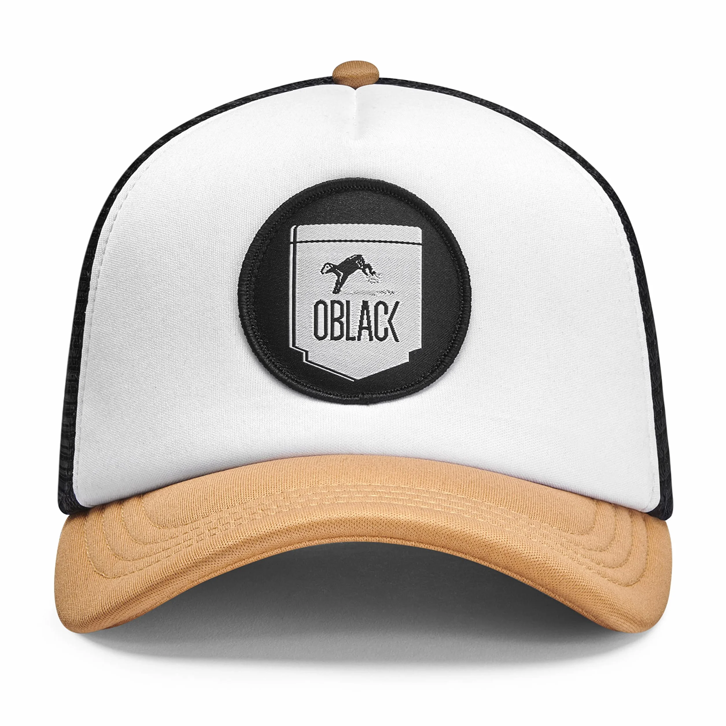 Oblack Cappellini da Uomo Cappello Trucker Running Berretto da Baseball Estivo Traspirante Visiera Regolabile Protezione Solare