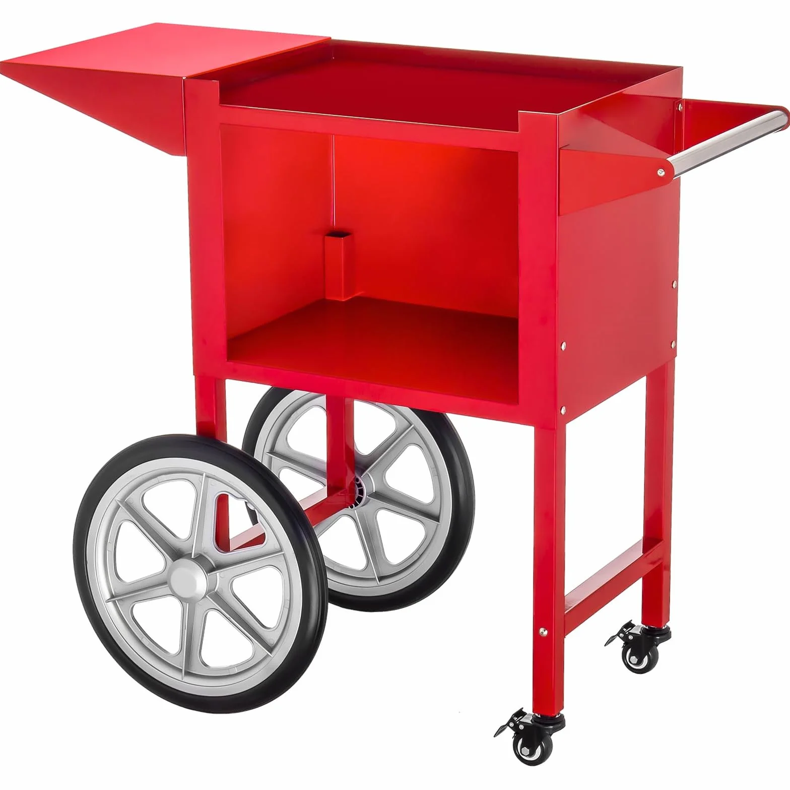 Royal Catering - Macchina per popcorn con carretto - 1500 W - rosso