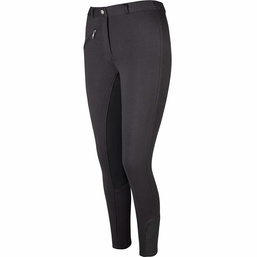 PFIFF Thea Pantaloni da equitazione con rinforzo integrale per bambini