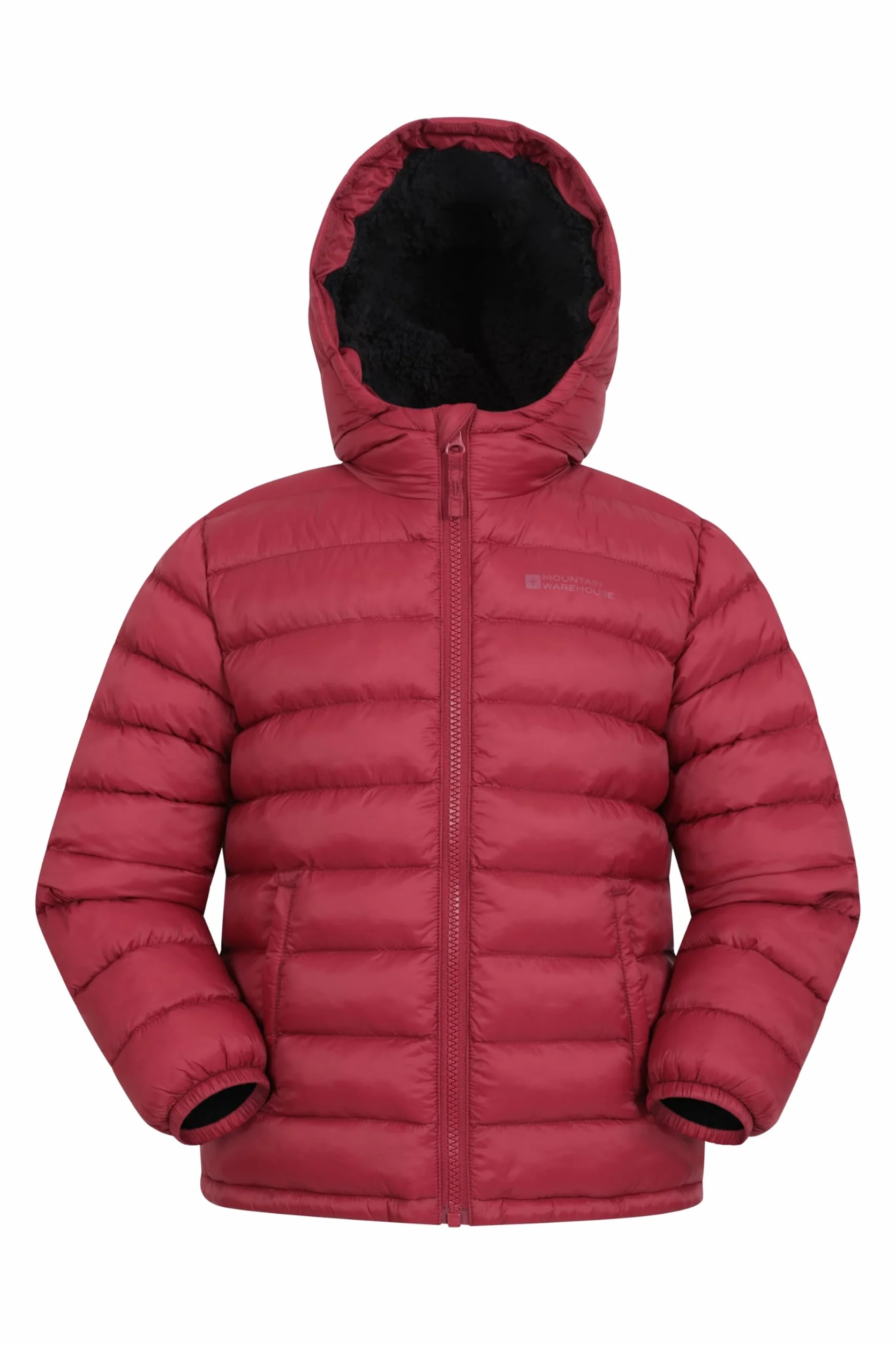 Mountain Warehouse Seasons, Giacca Imbottita per Bambini Foderata in Pelliccia - Giaccone Leggero, Caldo e Idrorepellente, Unisex - per l'inverno