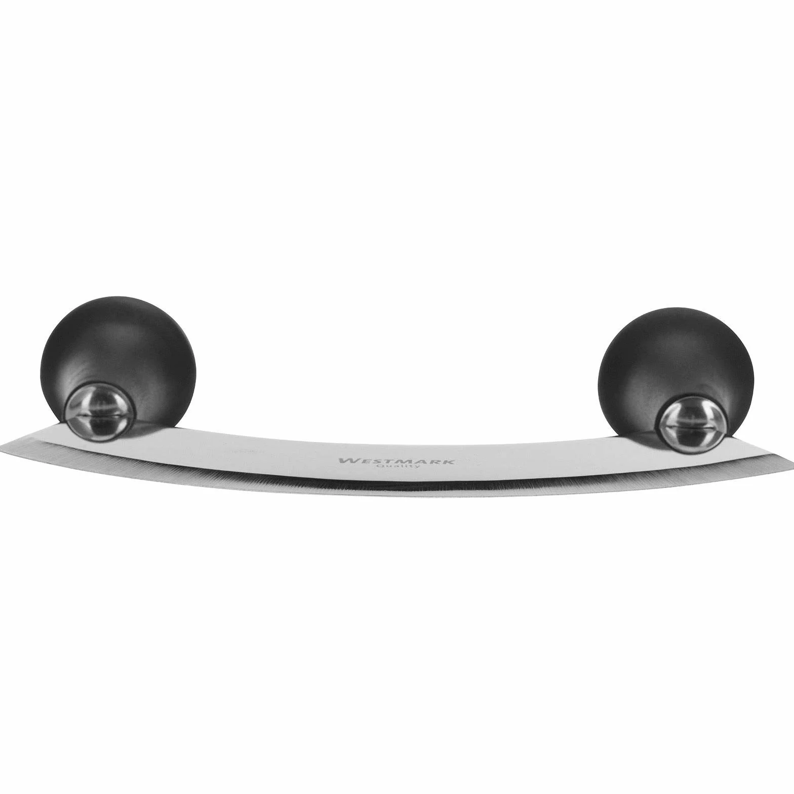Westmark Mezzaluna, Con 1 lama, Lunghezza: 17 cm, Acciaio inox/Plastica, Argento/Nero, 12932270