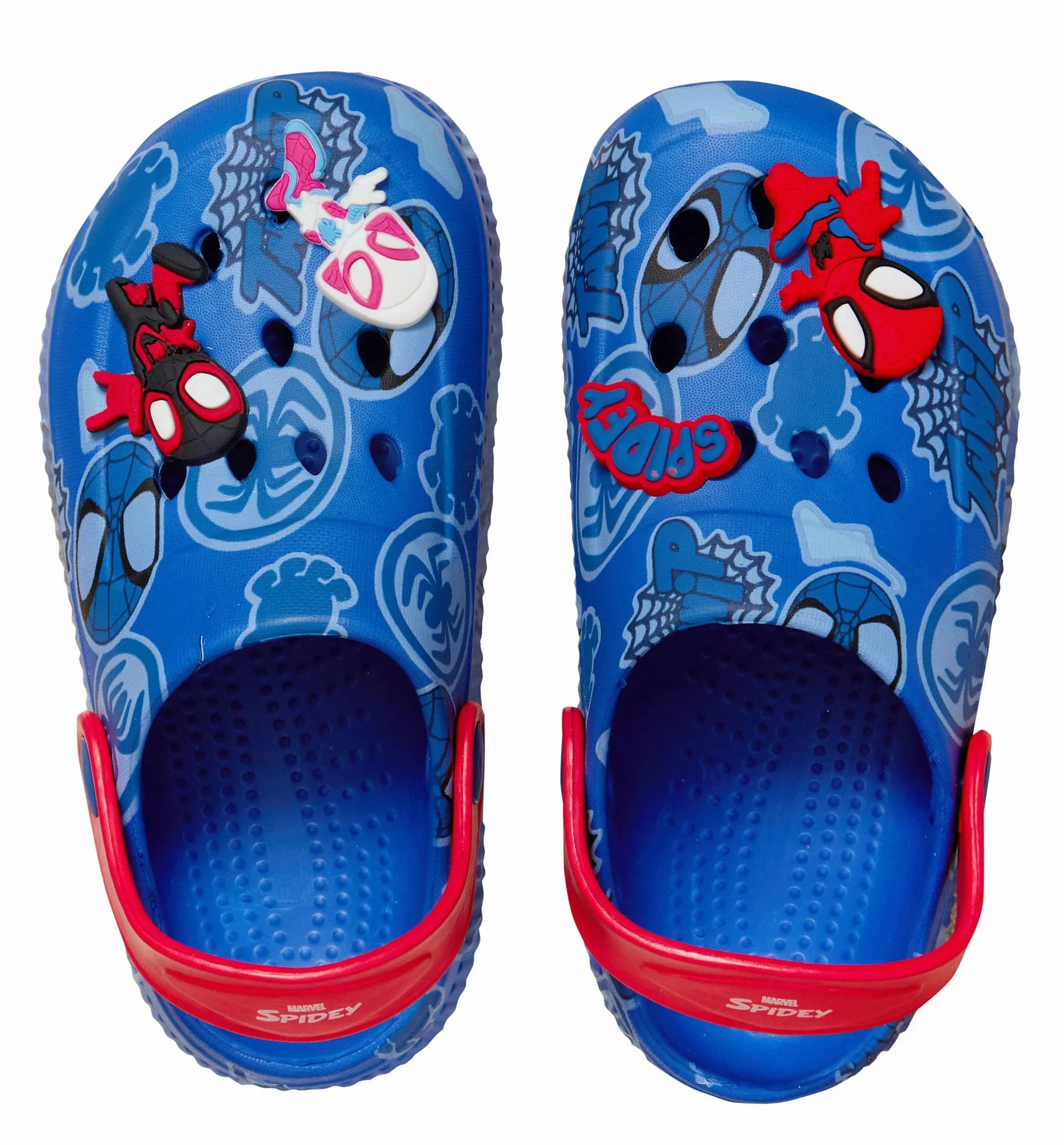 Spidey per Bambini e i Suoi Fantastici Amici Spiderman Zoccoli Sandali con ciondoli distintivi Ciabatte estive con Cinturino alla Caviglia Scarpe da Spiaggia