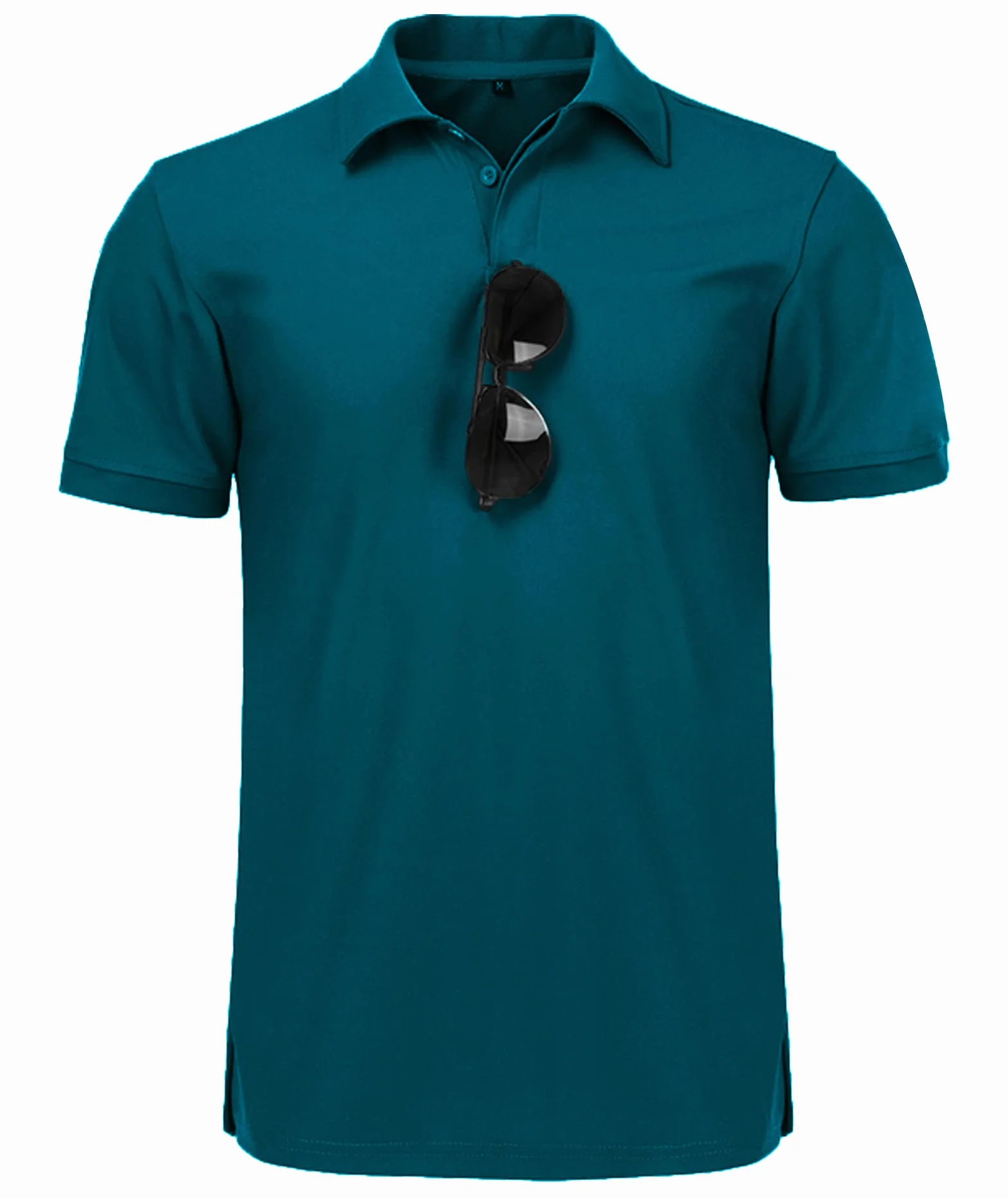 geeksport Polo Uomo Manica Corta Golf T-Shirt Asciugatura Rapida Traspirante Outdoor Estiva