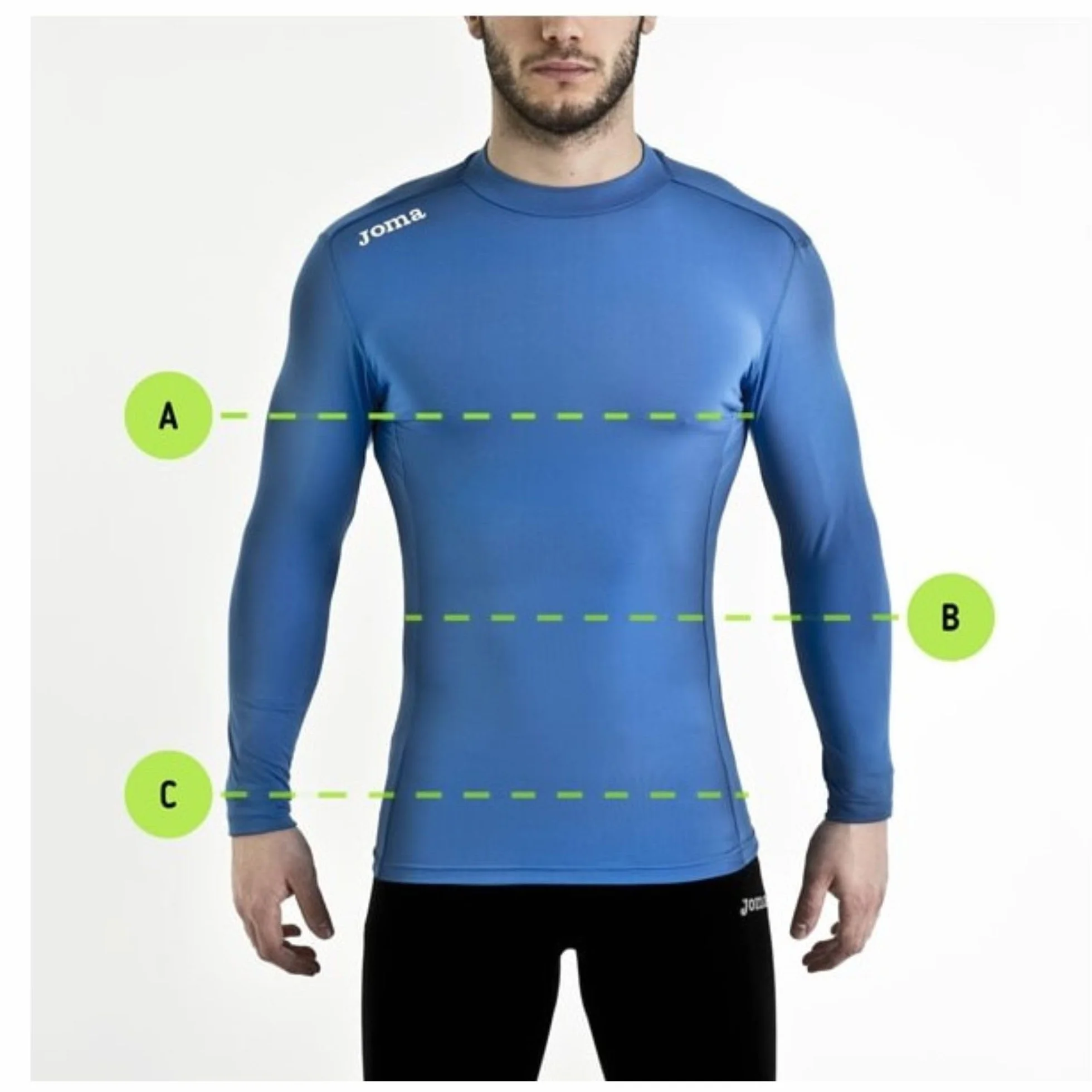 Joma T-Shirt Sportiva da Uomo Leggera e Traspirante per Corsa e Fitness, 6XS-3XL